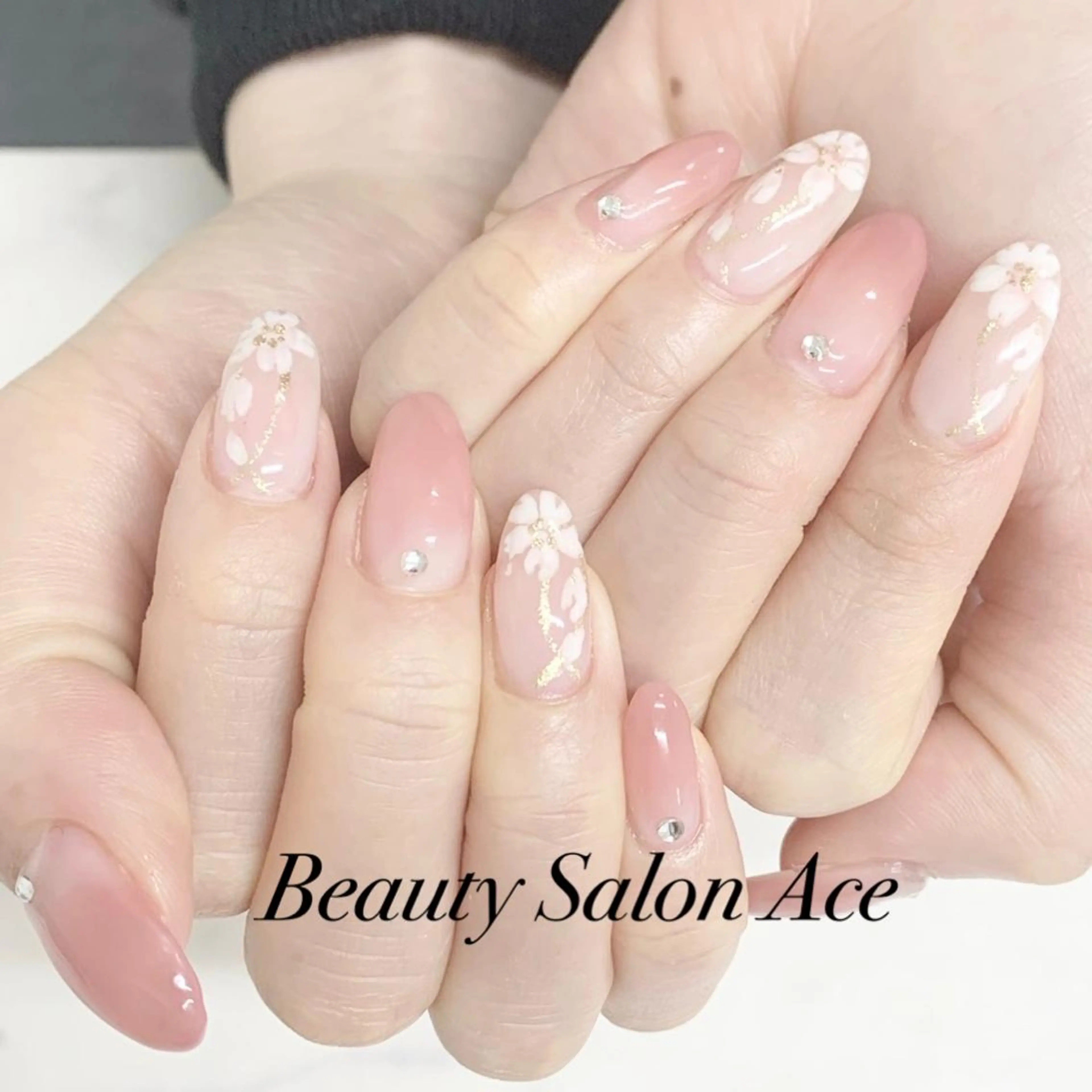 ネイル メンズネイル 春ネイル ハンドネイル ハンドケア Beauty Salon Ace（ネイルサロン　エース）所属・池袋フィルイン Ace♡長さだしのネイルデザイン