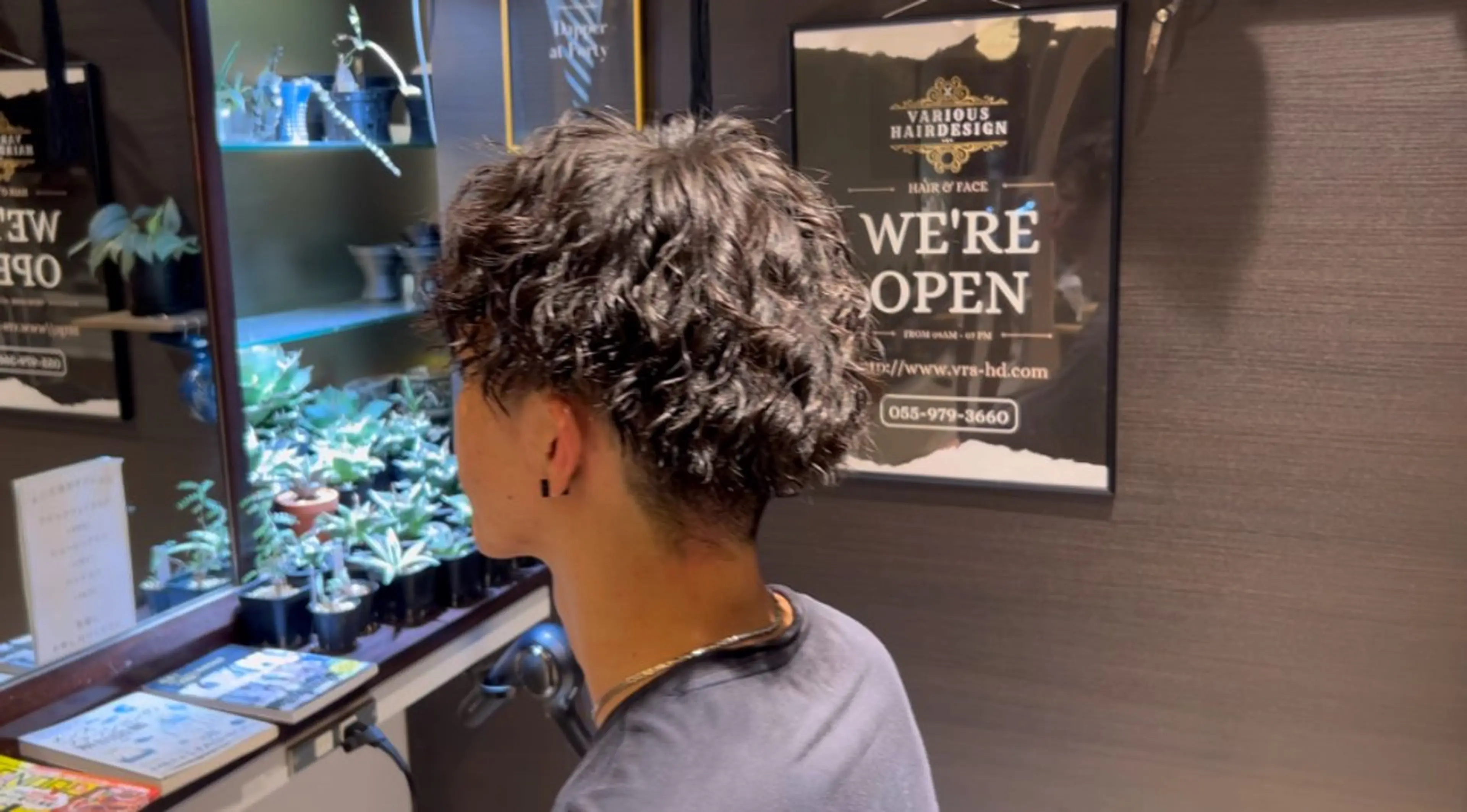 メンズパーマ【有料撮影モデル】の写真