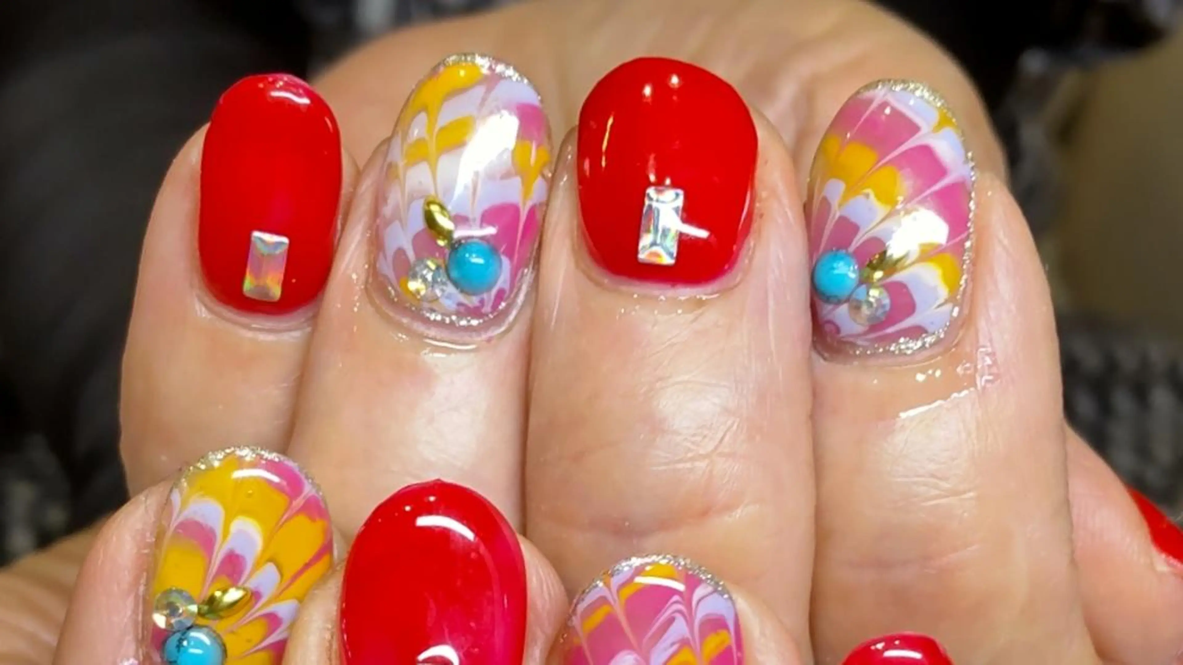 ネイル ハンドネイル infinity skyのネイルデザイン