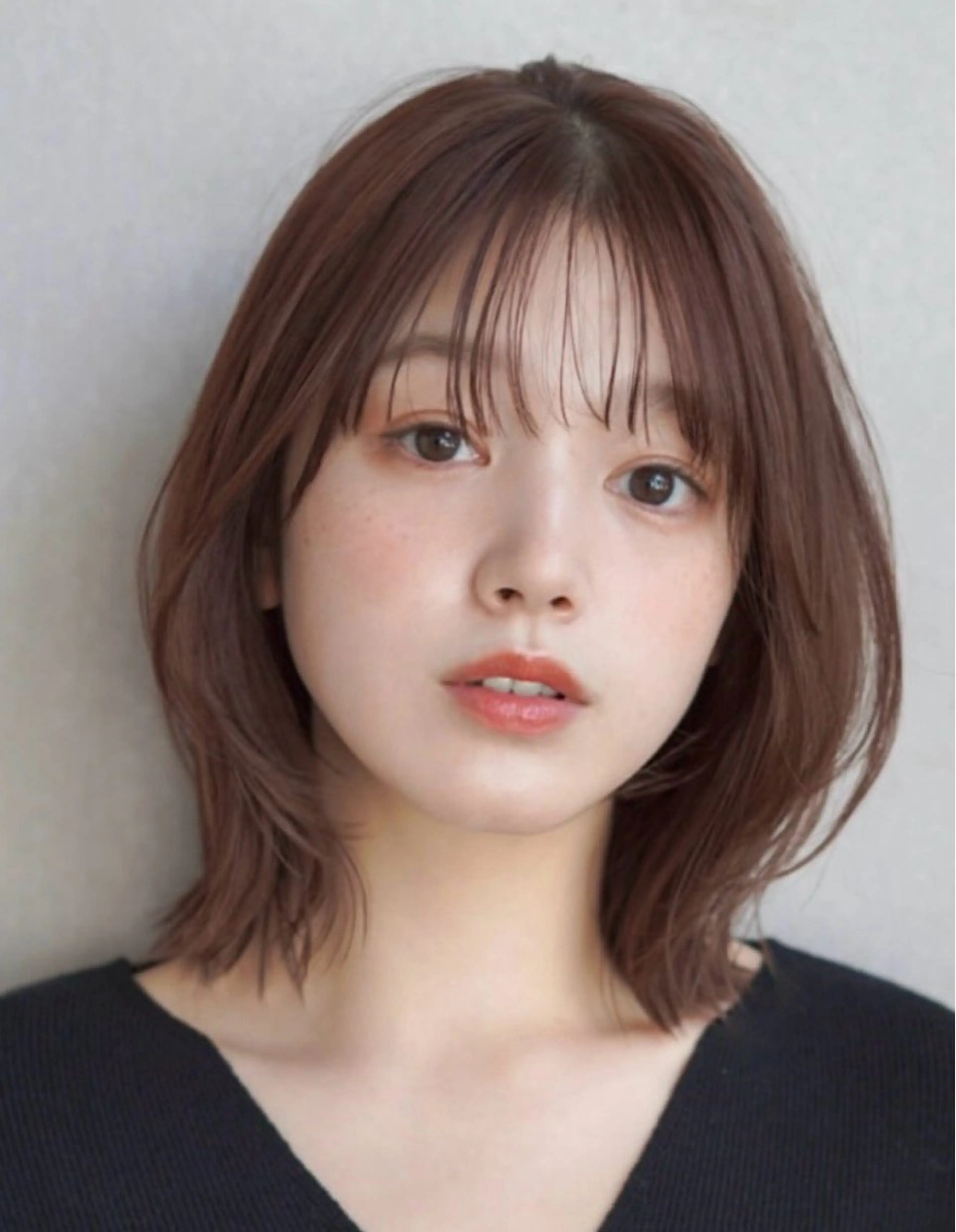 ミディアム ボブレイヤー ボブ レイヤーカット 澤田 健汰のヘアスタイル