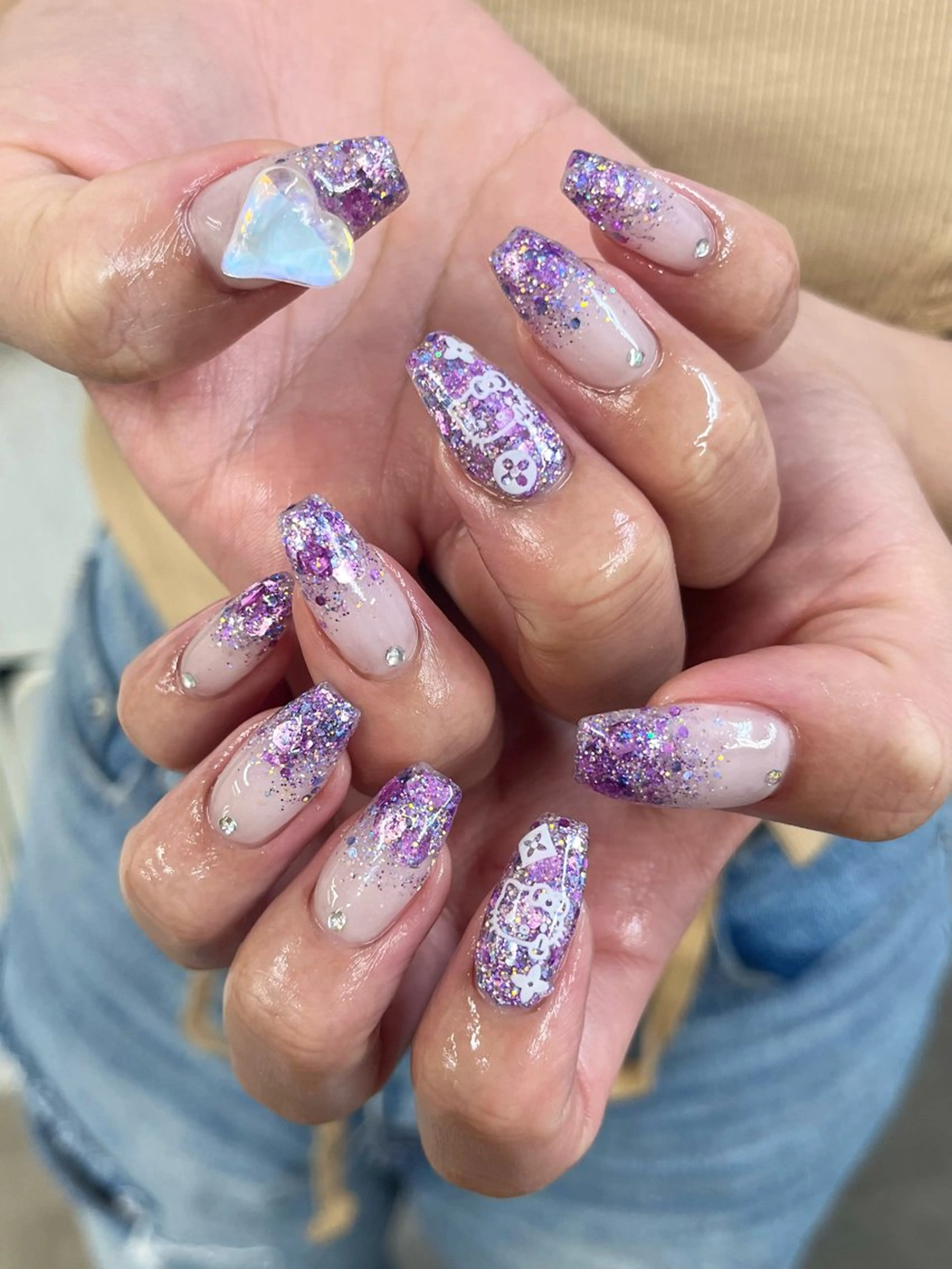 ネイル ハート ハンドネイル Basic町田本店 Suzunaのネイルデザイン