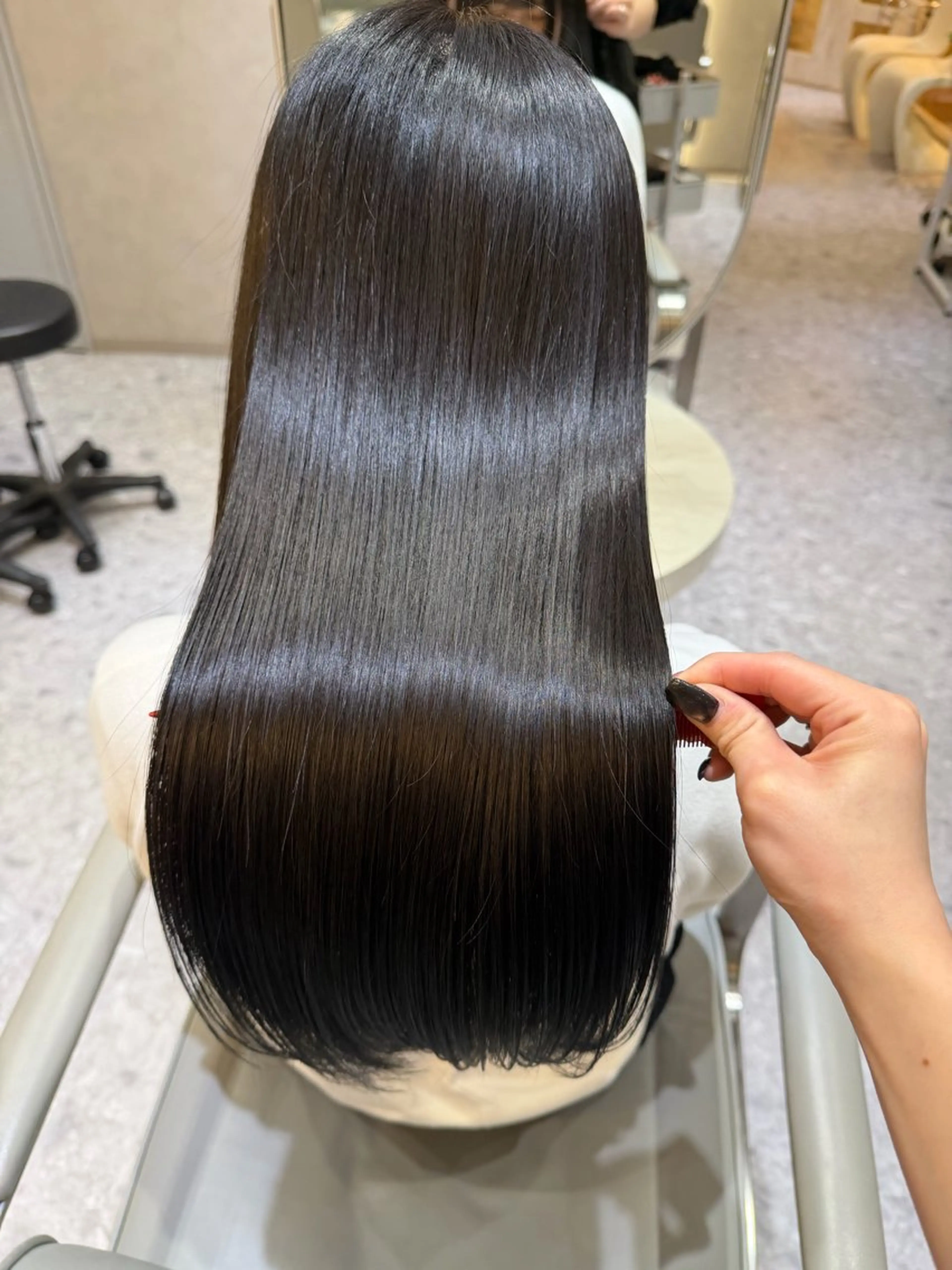 ロング カラー カット ヘアカラー トリートメント 🎀髪質改善/艶髪/ 艶カラー🎀浅田涼風のヘアスタイル