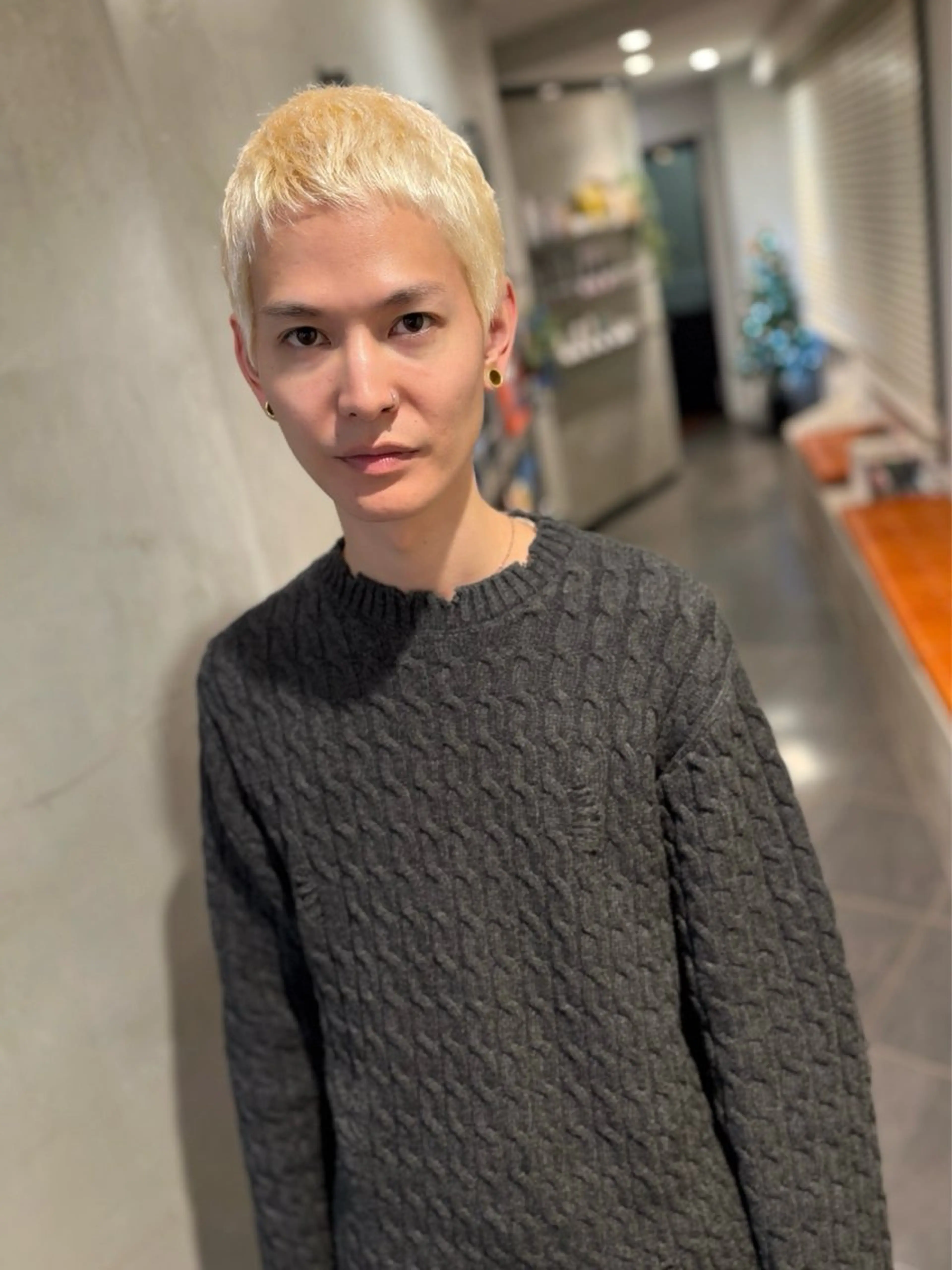 ショート カラー メンズ カット ヘアカラー トリートメント 優作 〜圧倒的信頼〜のヘアスタイル