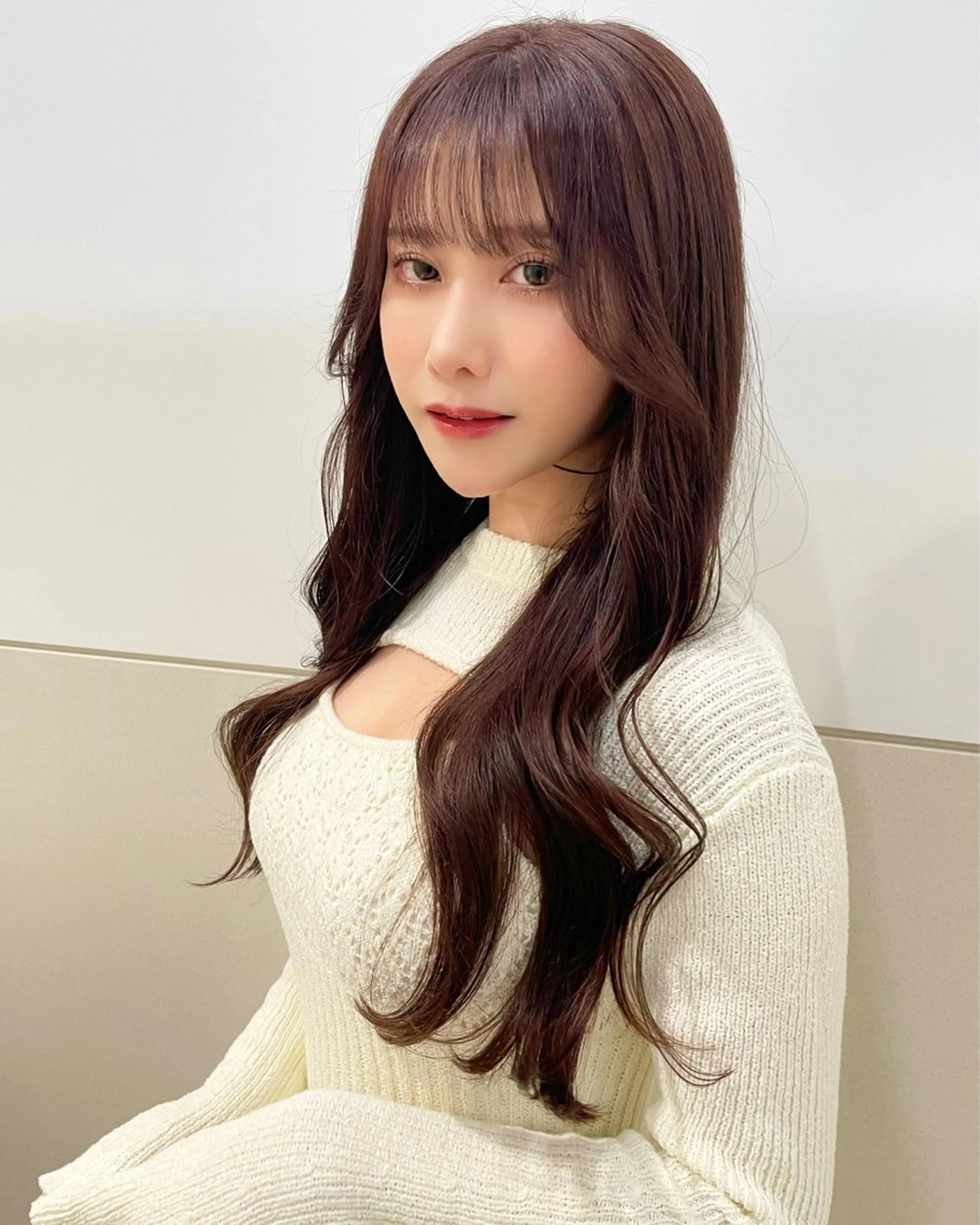 ロング カラー ベージュカラー ブリーチ 透明感カラー ダブルカラー グレージュ ヘアカラー トリートメント 韓国ヘア🤍顔周り/ 髪質改善✨/林遼一郎のヘアスタイル