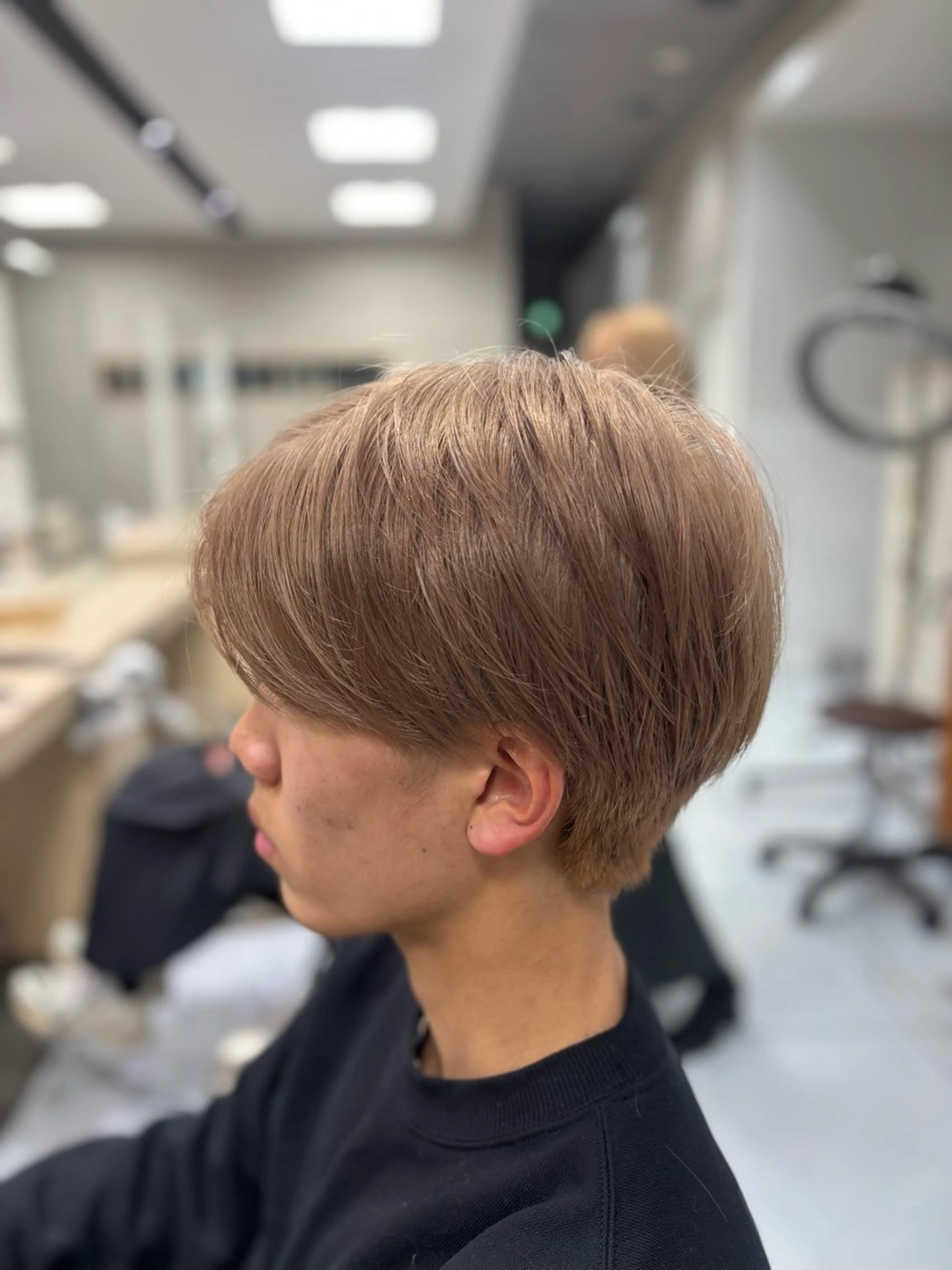 ショート カラー メンズ ヘアカラー メンズ特化韓国風 パーマスタイル/りんのヘアスタイル