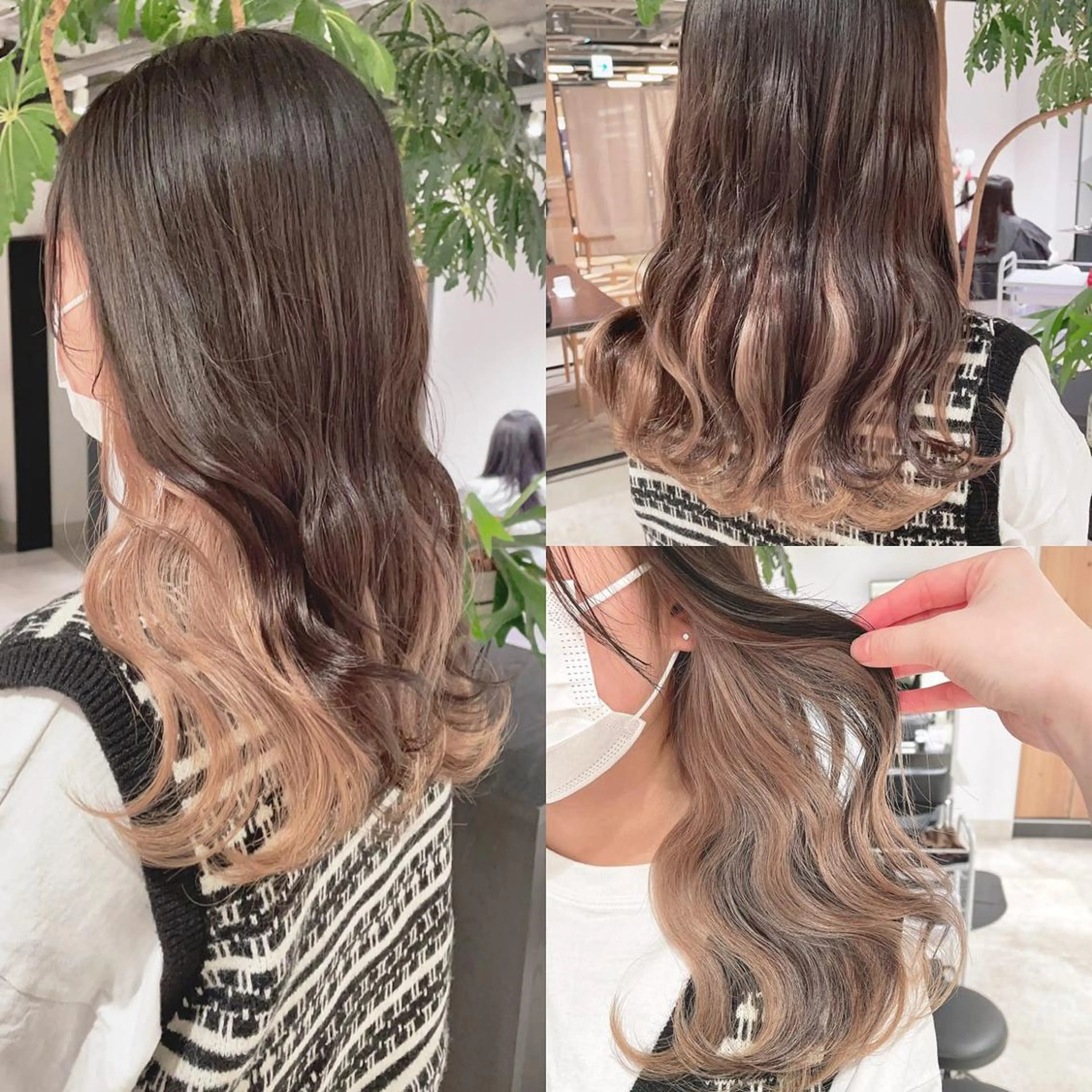 ロング カラー ベージュカラー インナーカラー ヘアカラー トリートメント 渋谷:インナーカラー ／🍒エリカ🍒のヘアスタイル