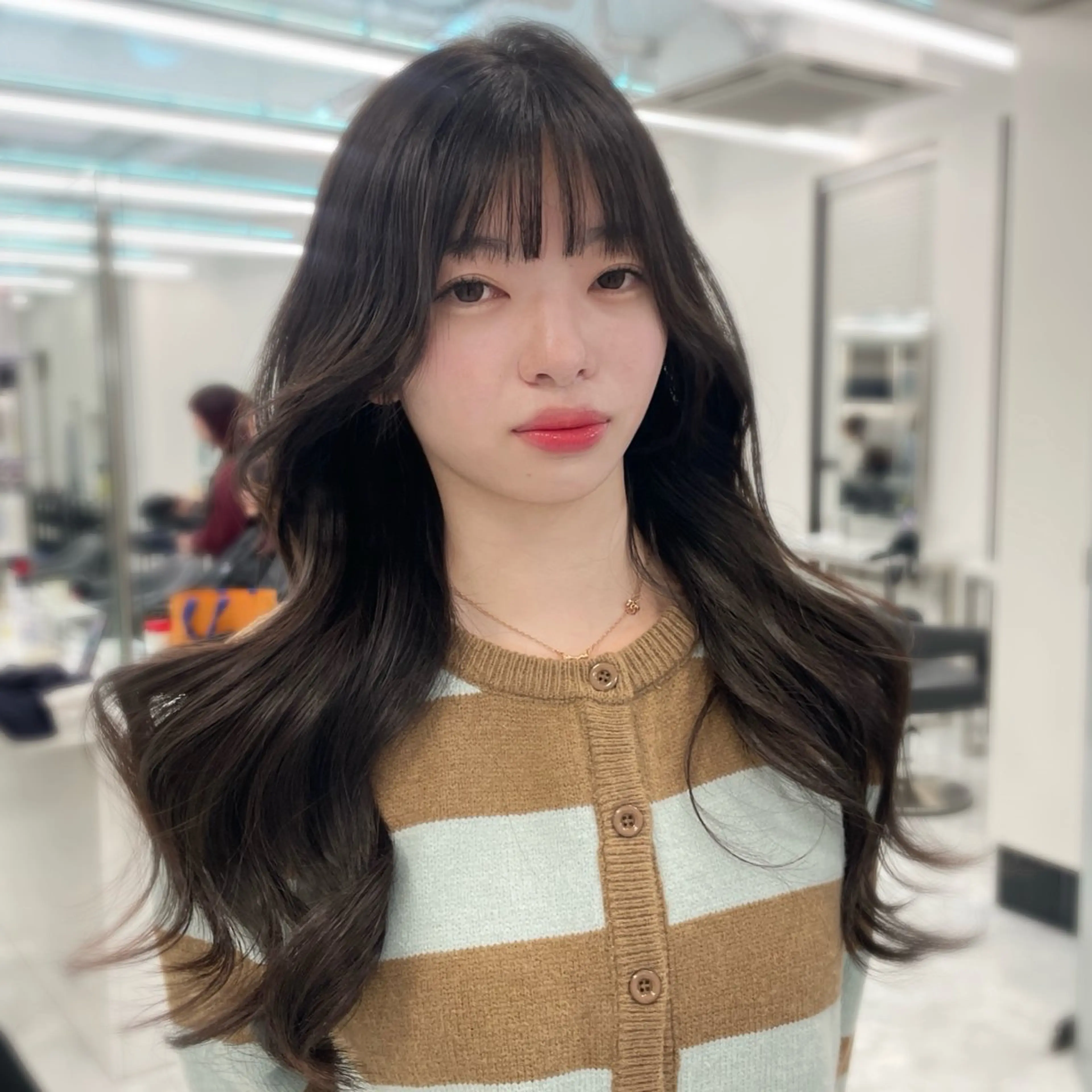 ロング カット MOE 福岡韓国ヘア✧︎のヘアスタイル