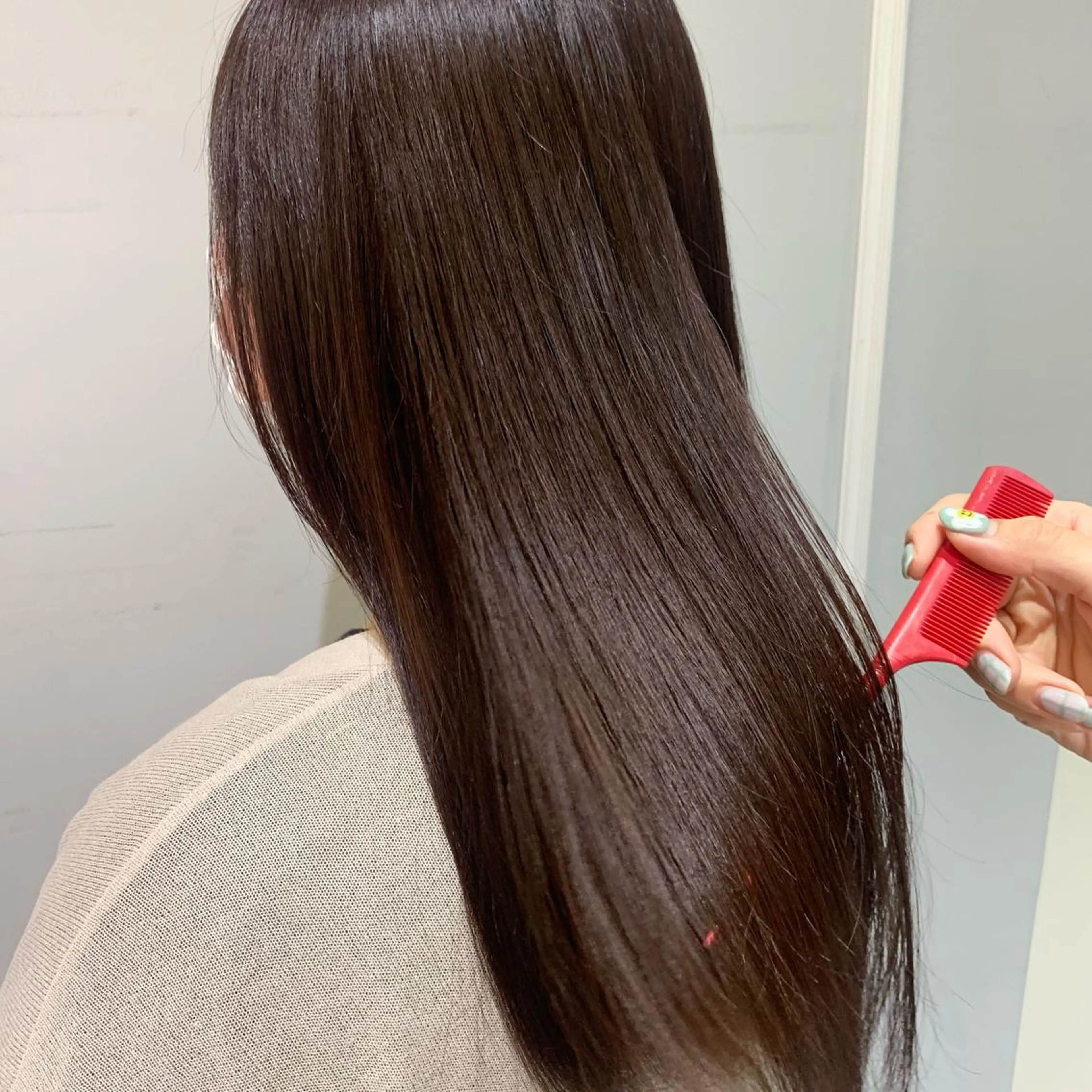 ロング SALOWIN 銀座一丁目店所属・髪質改善/縮毛矯正 🎀小林 唯 🎀のヘアスタイル