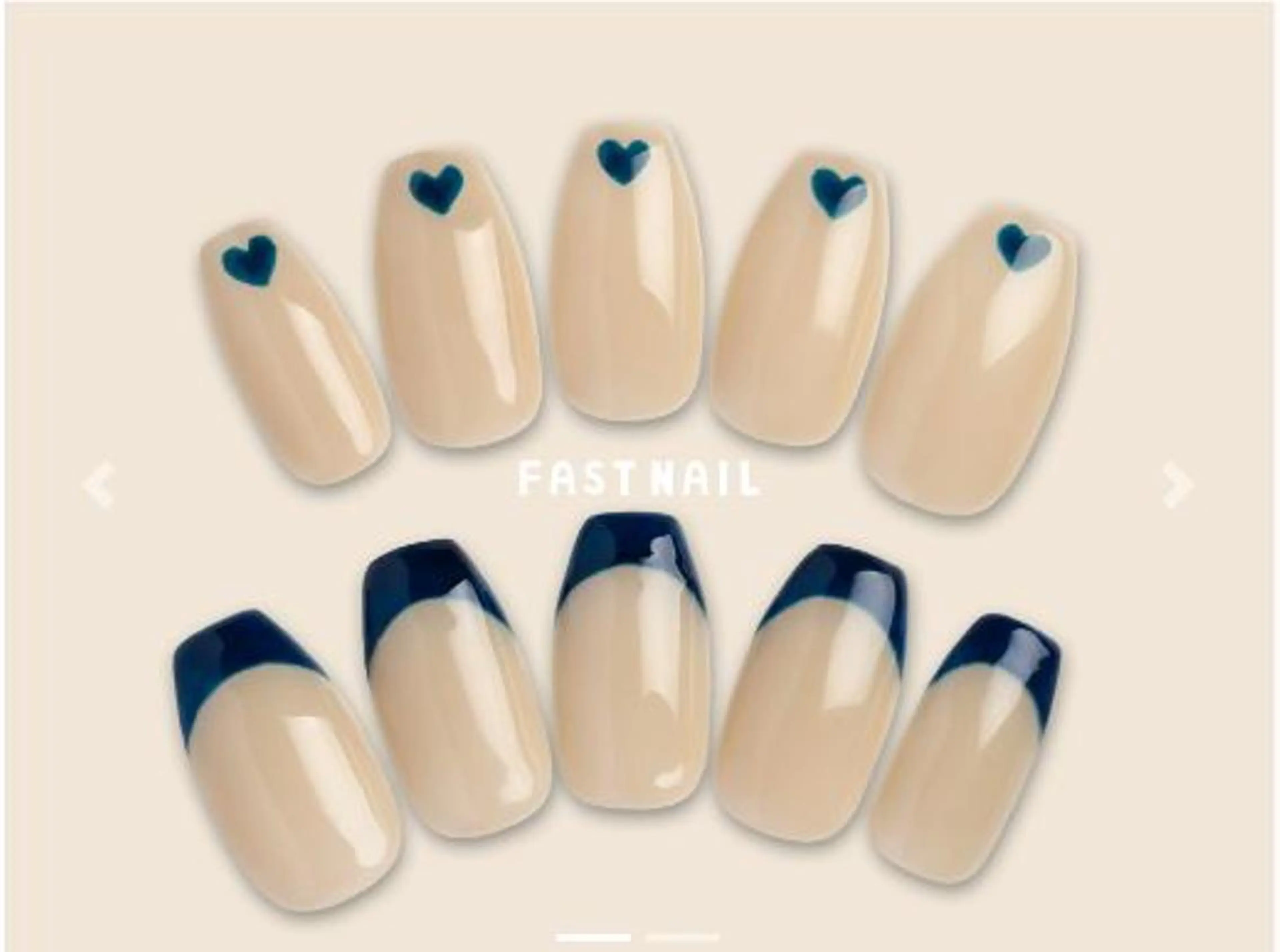 ネイル ハート 春ネイル FASTNAIL 立川店のネイルデザイン