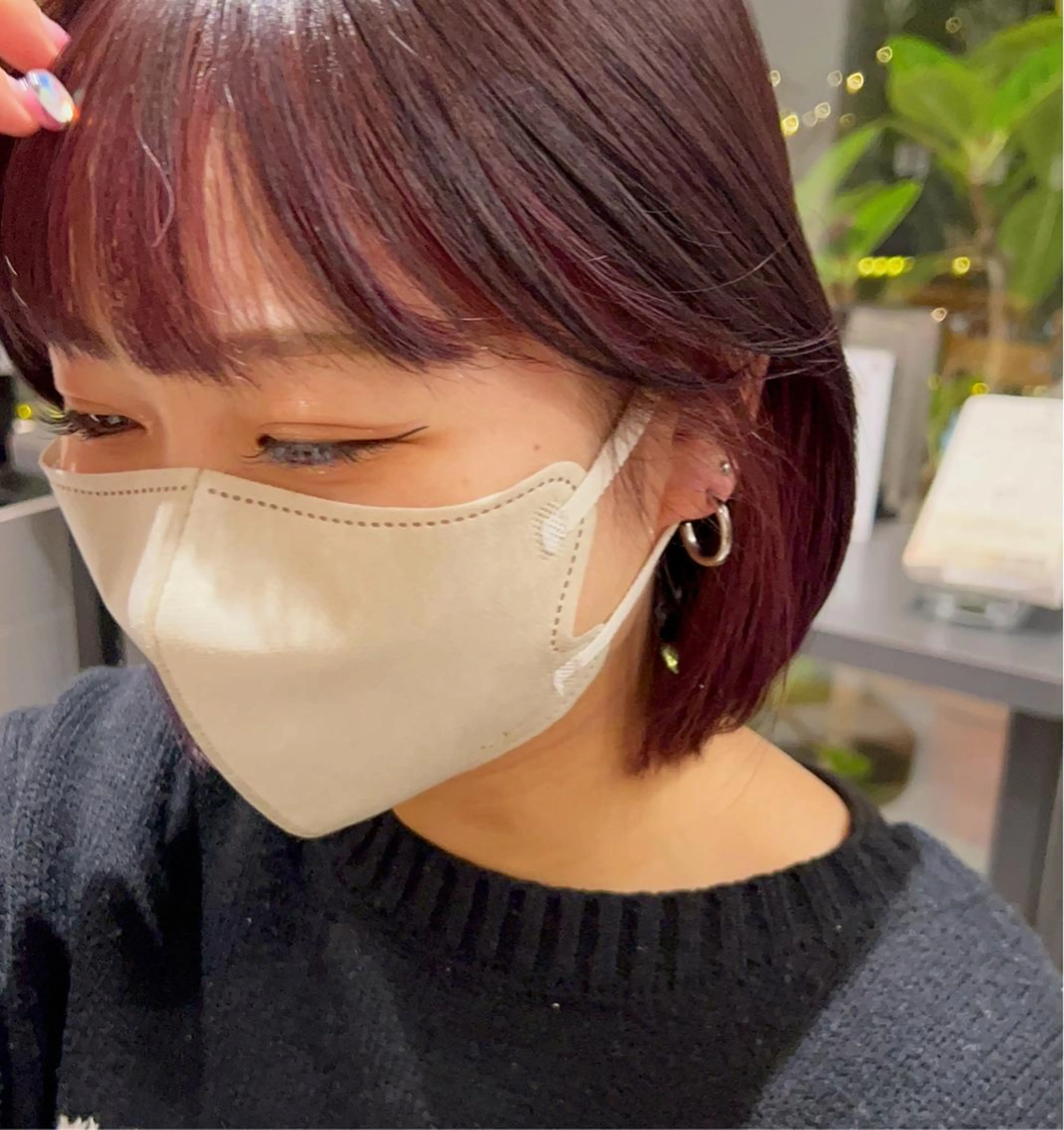 ショート i.osaka所属・たつ/レイヤーカット 顔周り/髪質改善のヘアスタイル