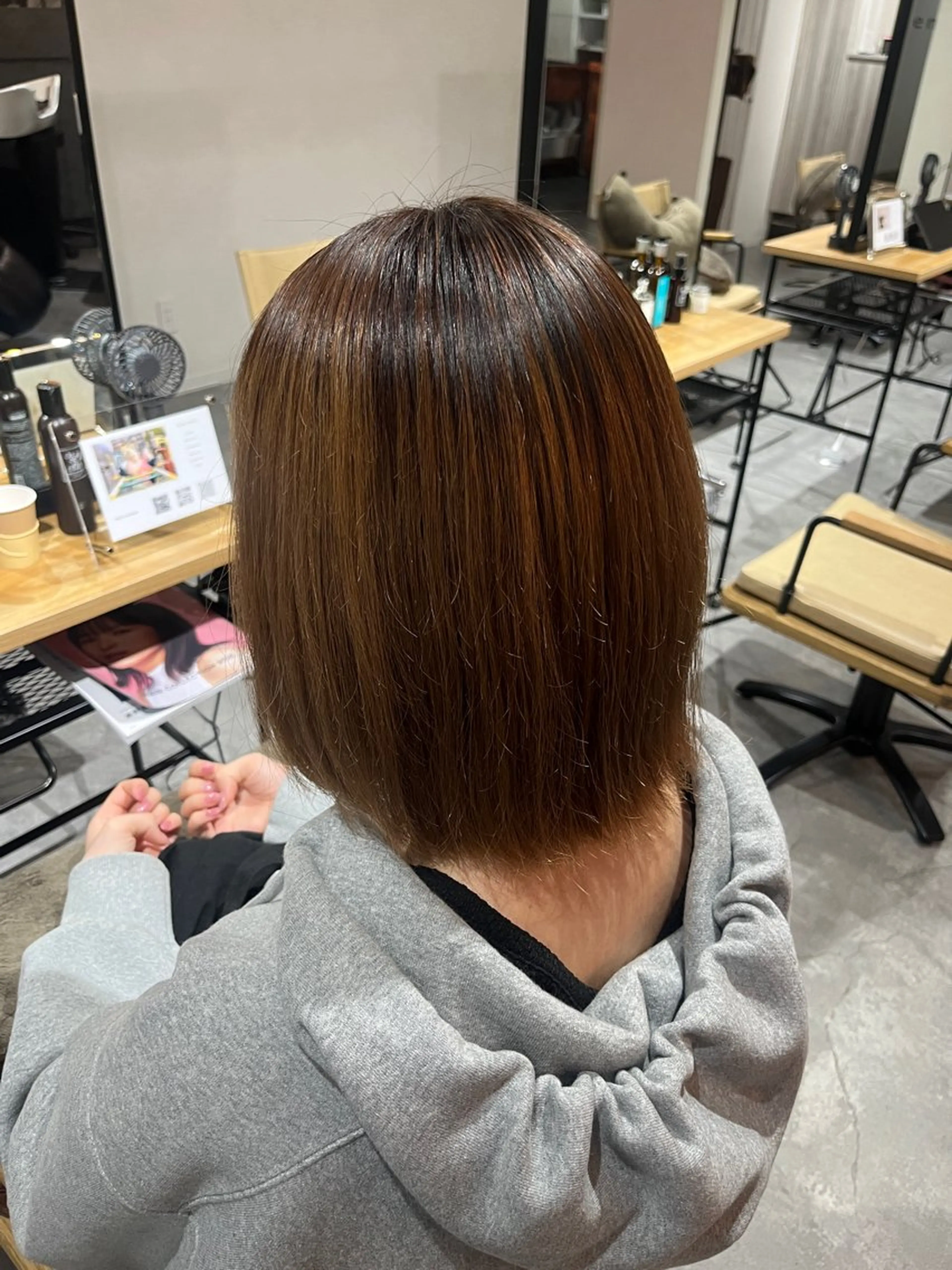 ミディアム 縮毛矯正 美優 🪽🎀のヘアスタイル