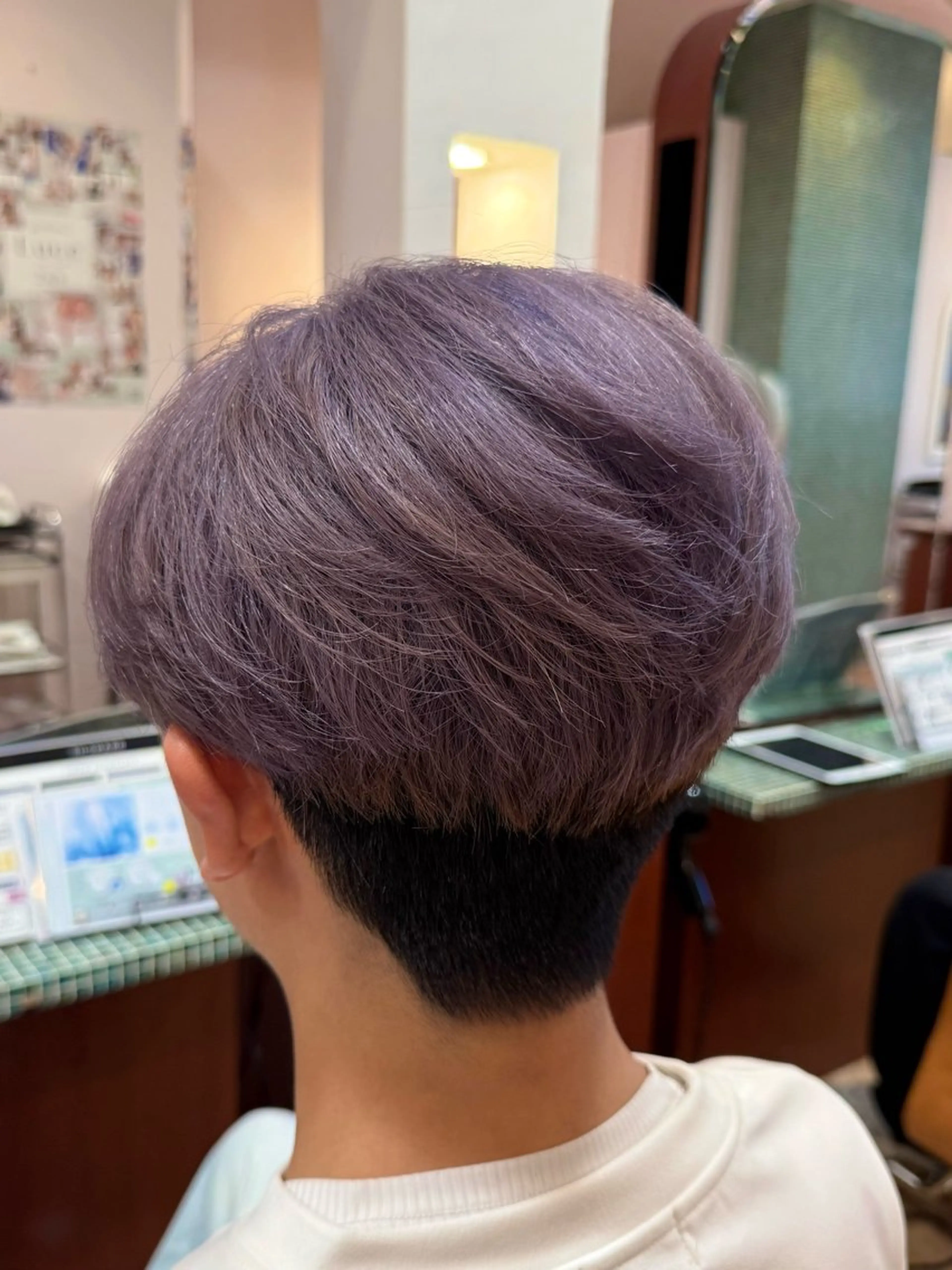 ミディアム ヘアカラー BRANCHÈ海 /髪質改善/透明感のヘアスタイル