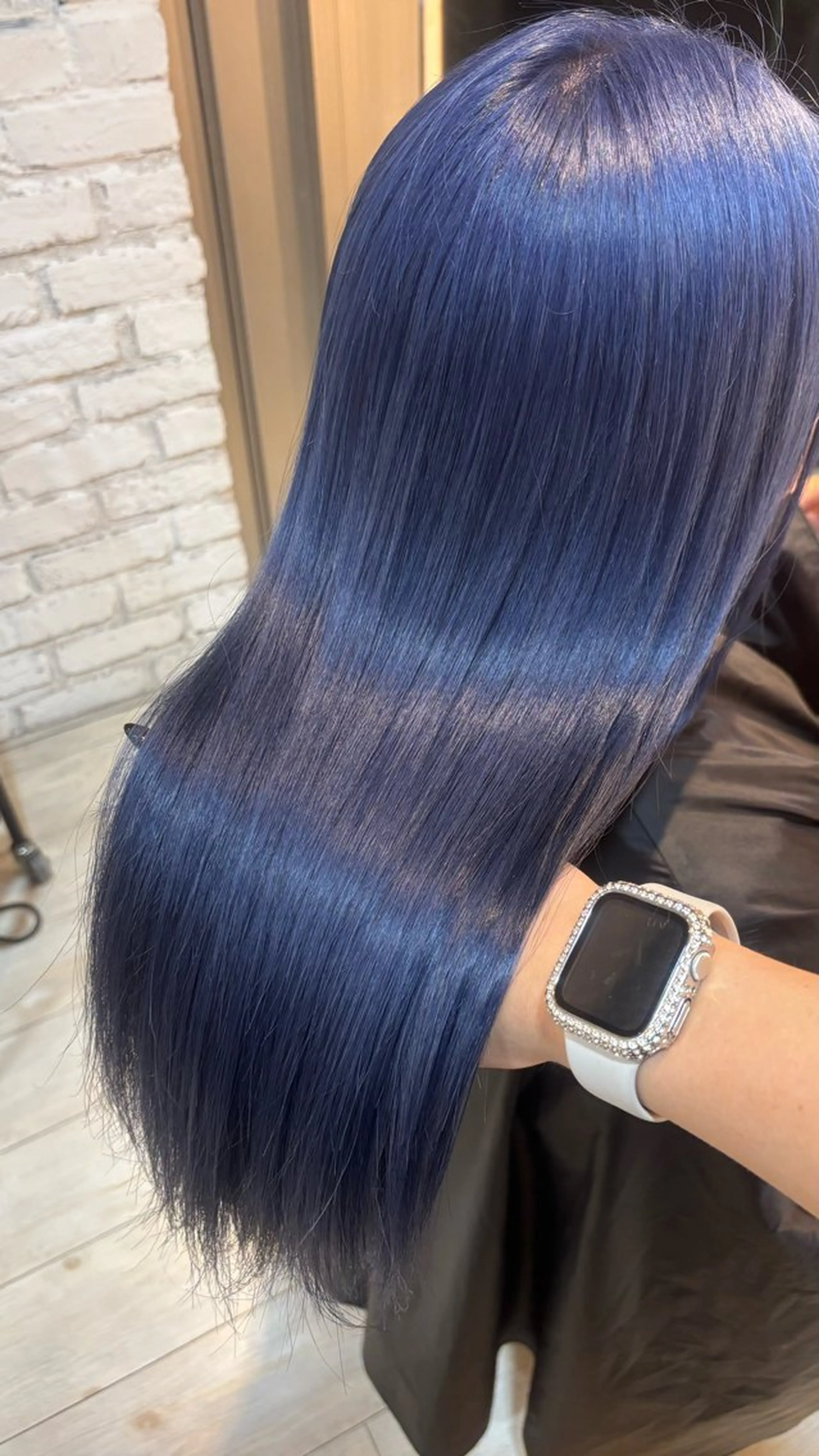 カラー ブリーチ ブルーカラー ブルーラベンダー ラベンダーカラー 髪質改善 miyu/ボブ/ 透明感カラー/栄のヘアスタイル