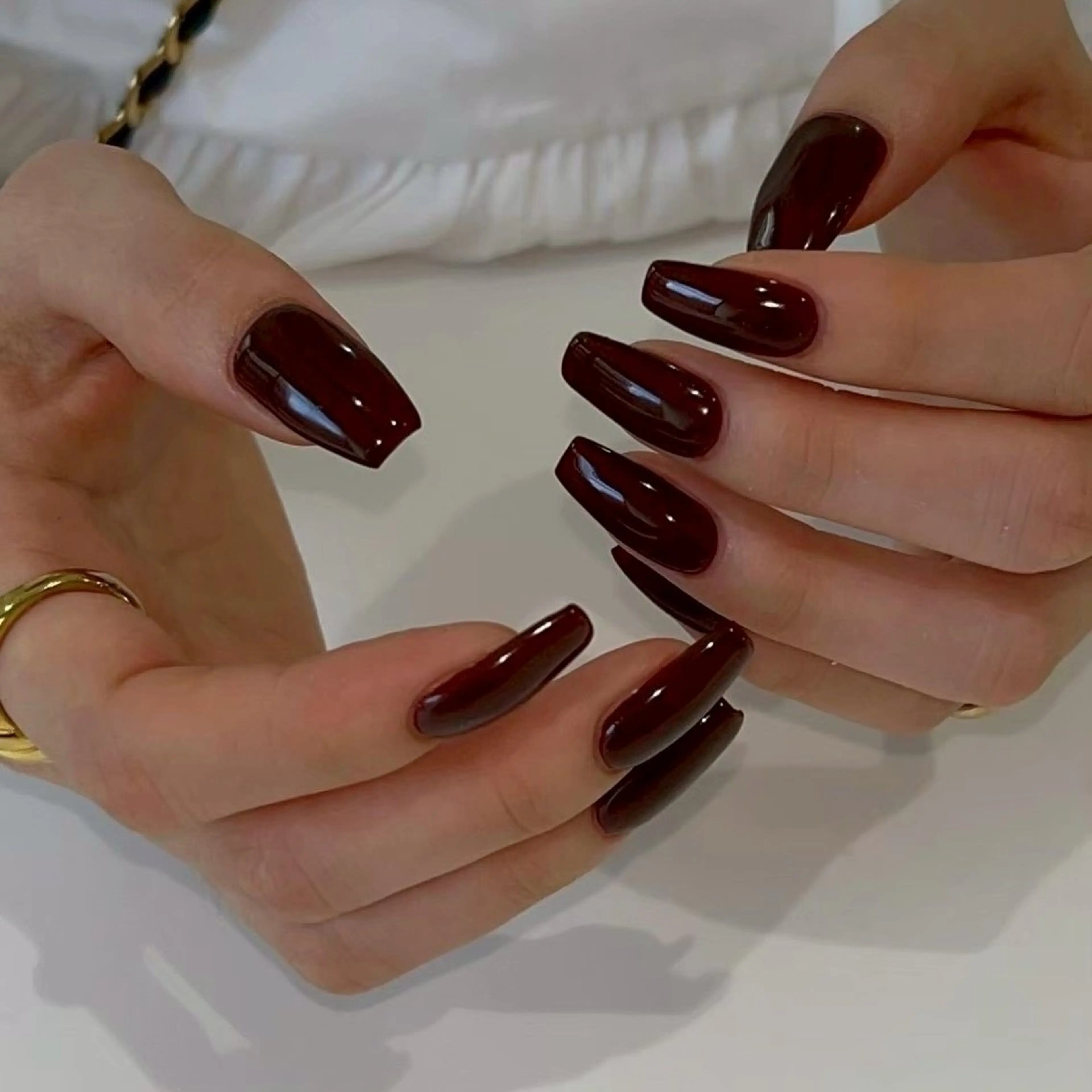 ロング ハンドネイル k aのネイルデザイン