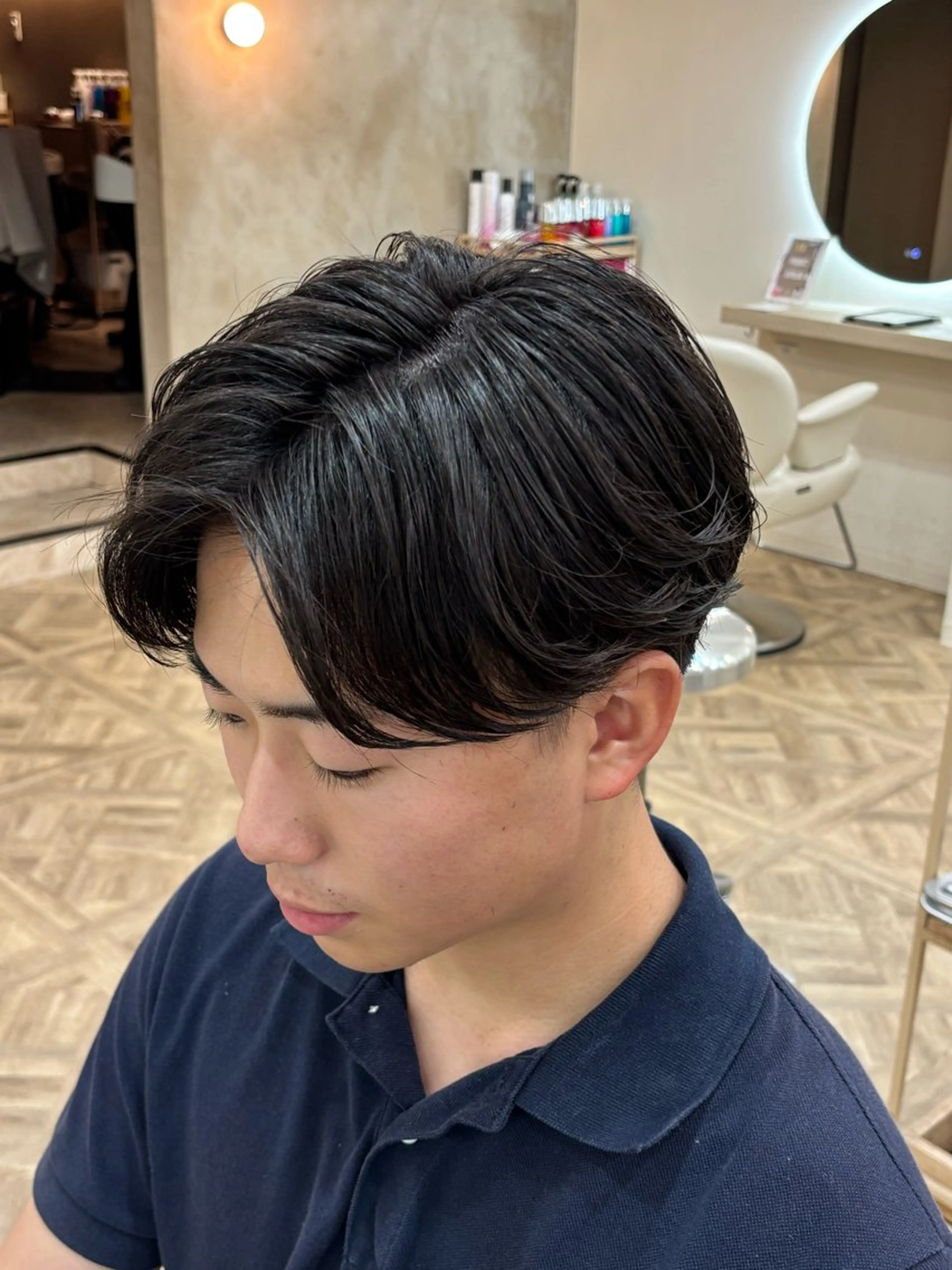 ショート パーマ メンズ メンズパーマ ニュアンスパーマ カット パーマ トリートメント パーマ職人DAIKI ツイスパ/波巻きのヘアスタイル