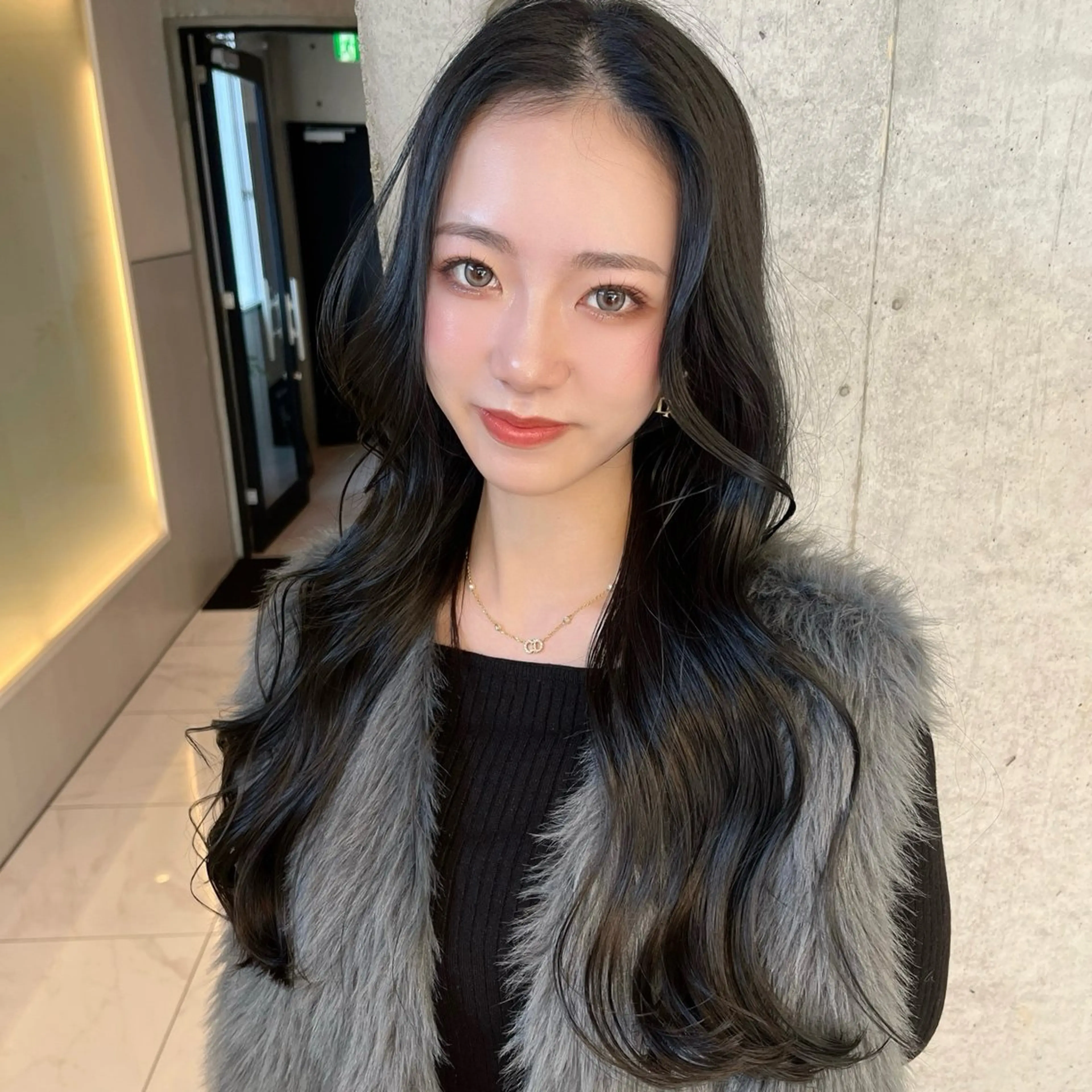 ロング カラー ヘアカラー トリートメント りおな/髪質改善/ カラー /平尾のヘアスタイル