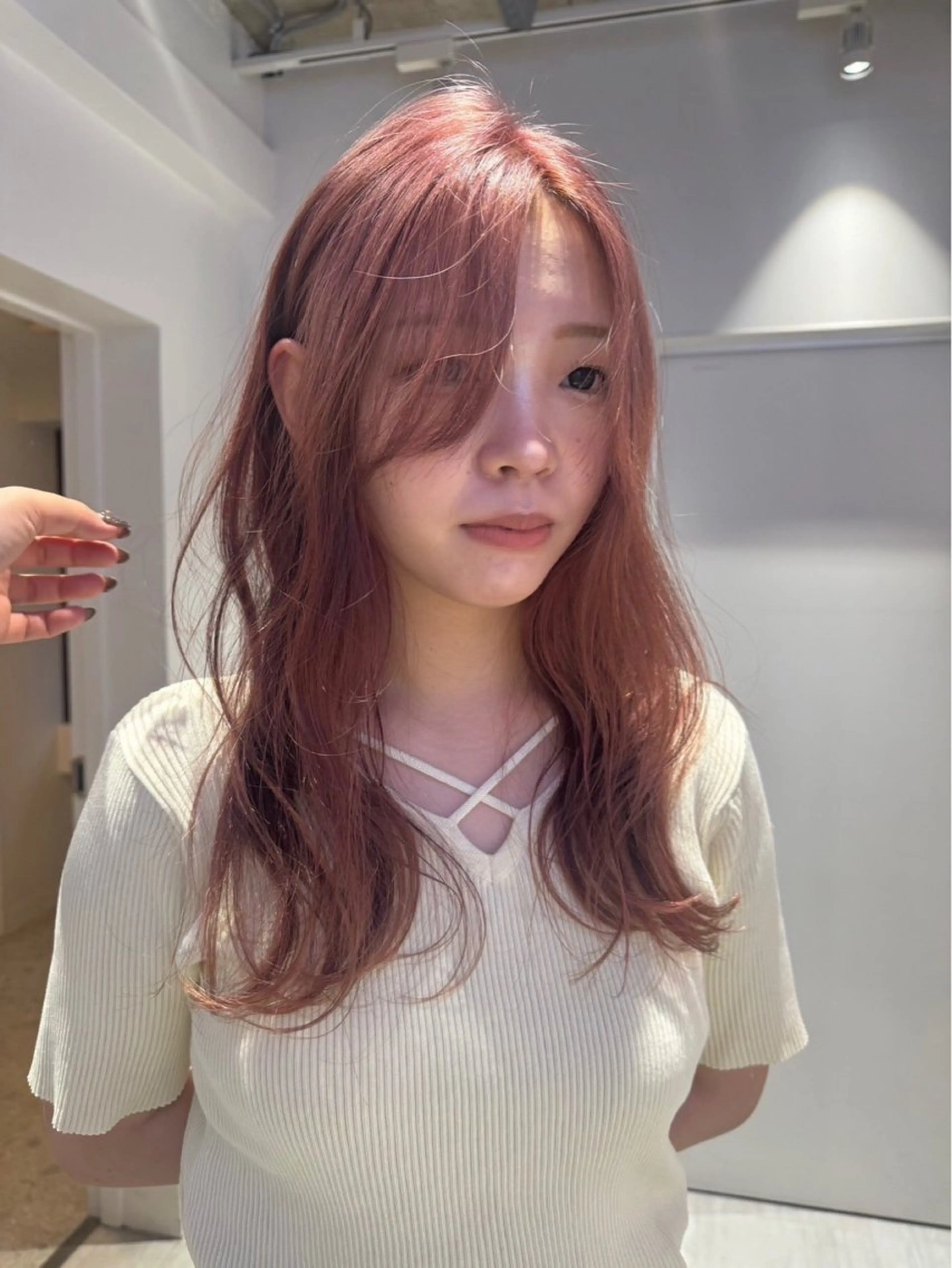 ロング カラー ブリーチ ヘアカラー トリートメント icon所属・Ami / icon博多のヘアスタイル