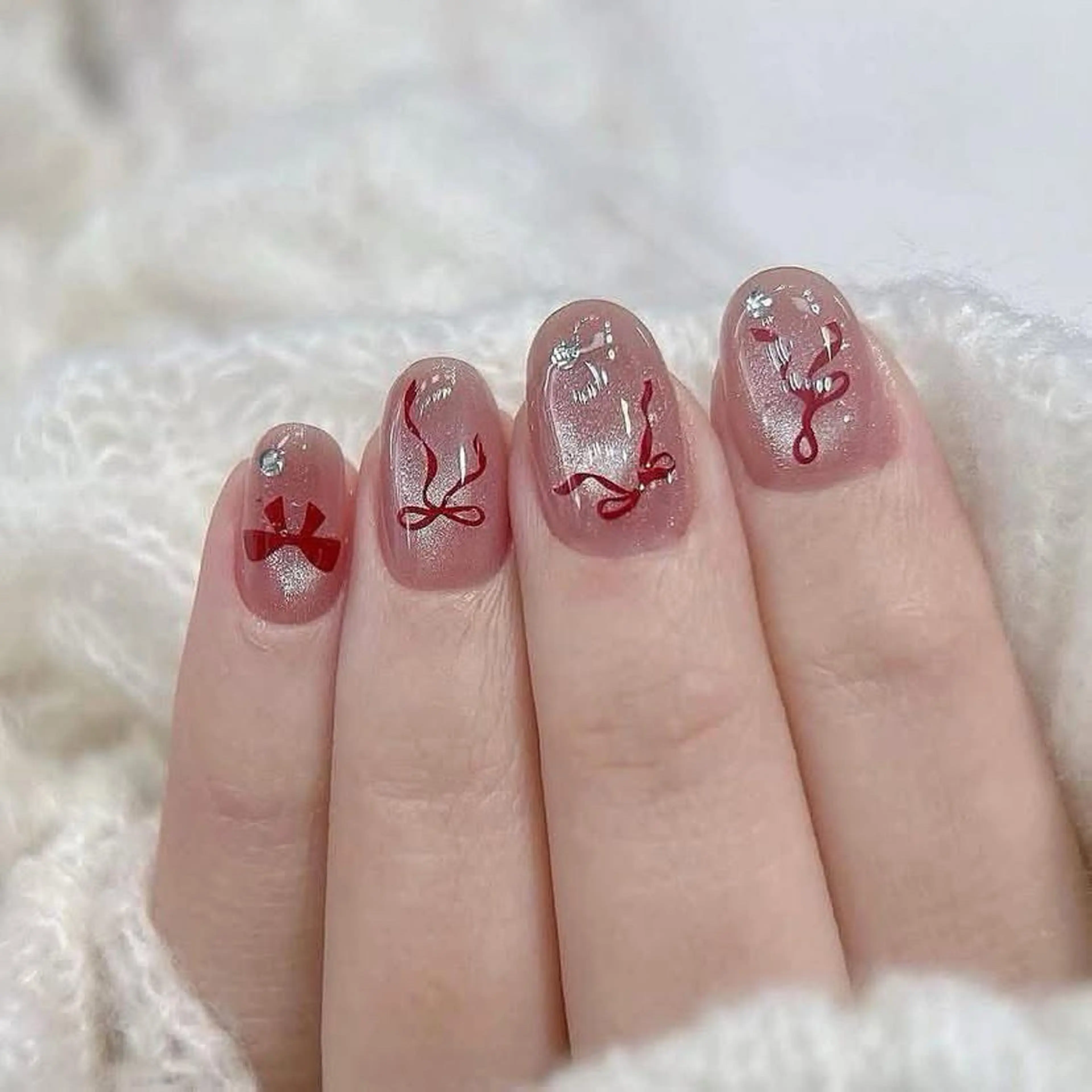 ネイル アートネイル チークネイル 韓国ネイル マグネットネイル ニュアンスネイル ハンドネイル NAILS168 新大久保店のネイルデザイン