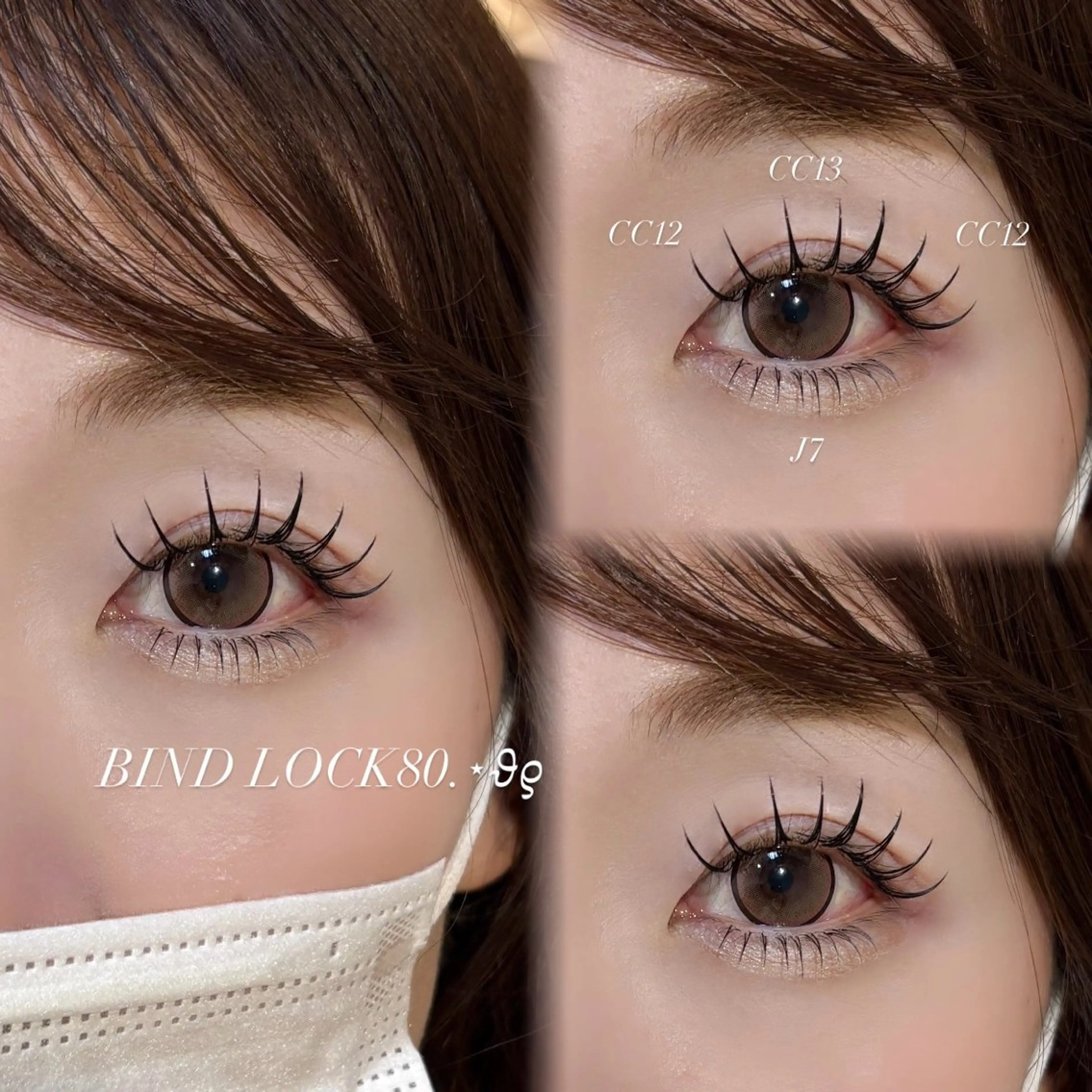 マツエク・マツパ バインドロック マツエク CreBiA   eyelash所属・CreBiA🎀 ayaのマツエク・マツパデザイン