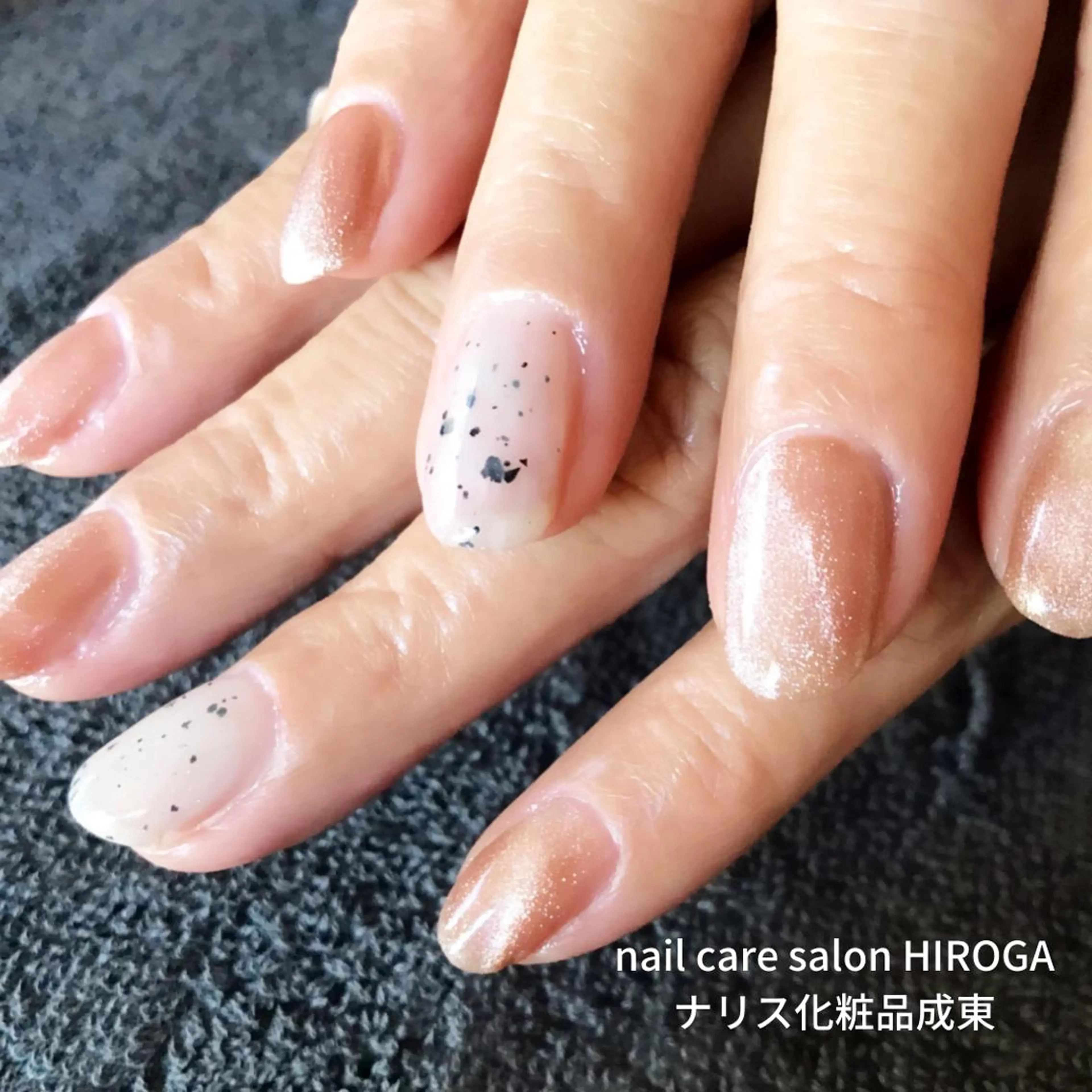 ネイル ワンカラーネイル 冨澤 ひろみのネイルデザイン