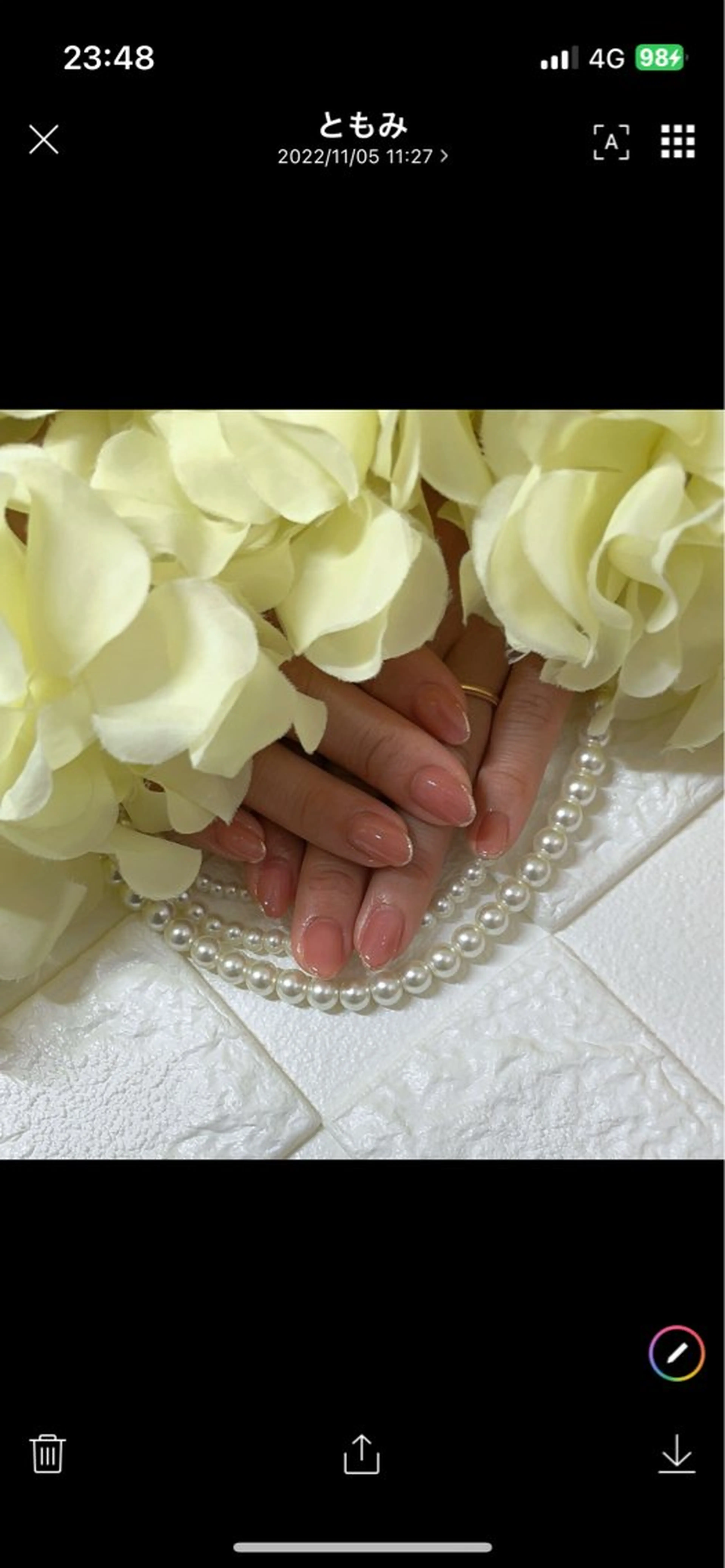 ネイル ハンドネイル privatenailsalon me所属・kato tomomiのネイルデザイン