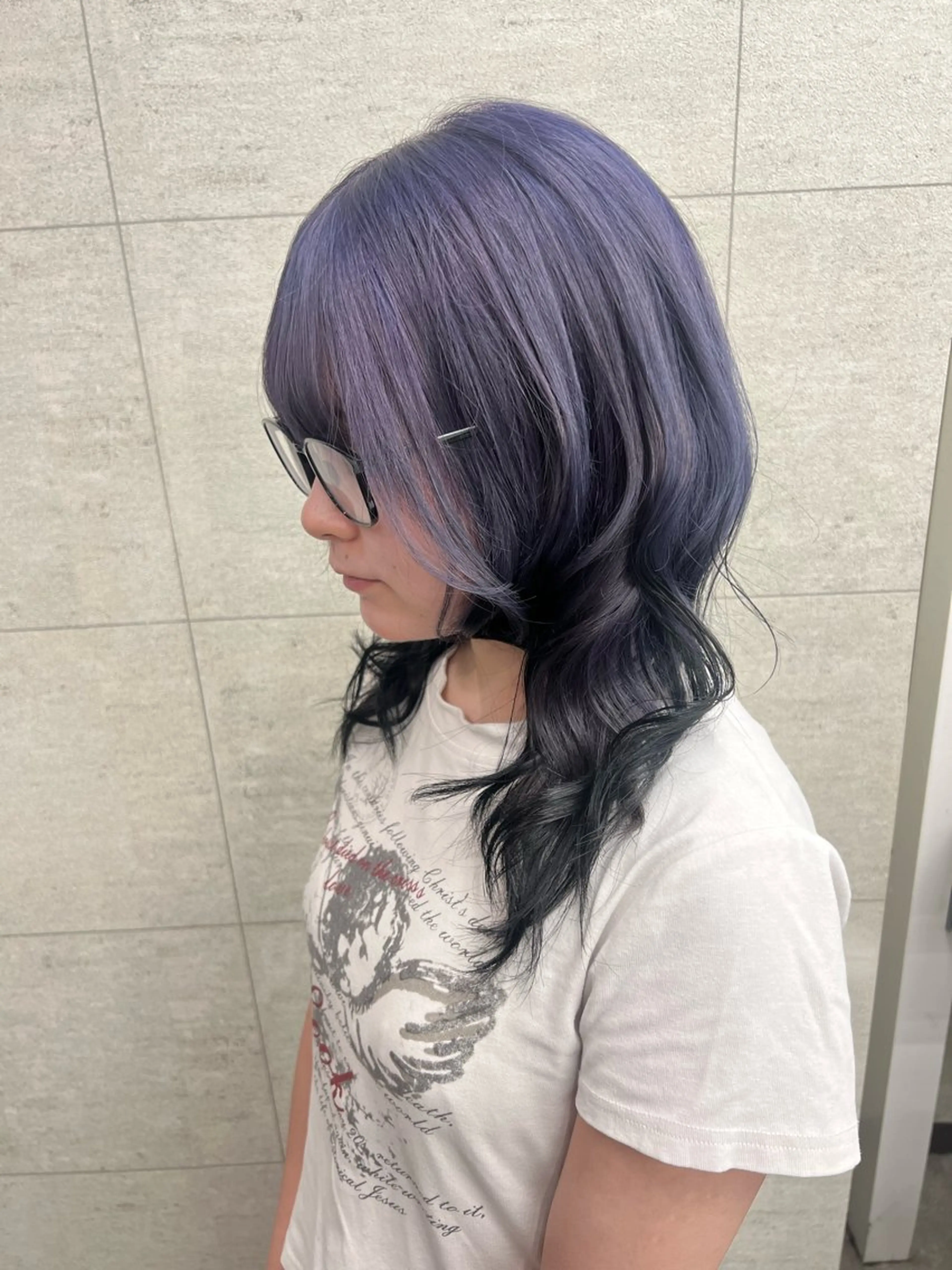 セミロング カラー E:terne大宮店 ディレクター豊島穂希のヘアスタイル