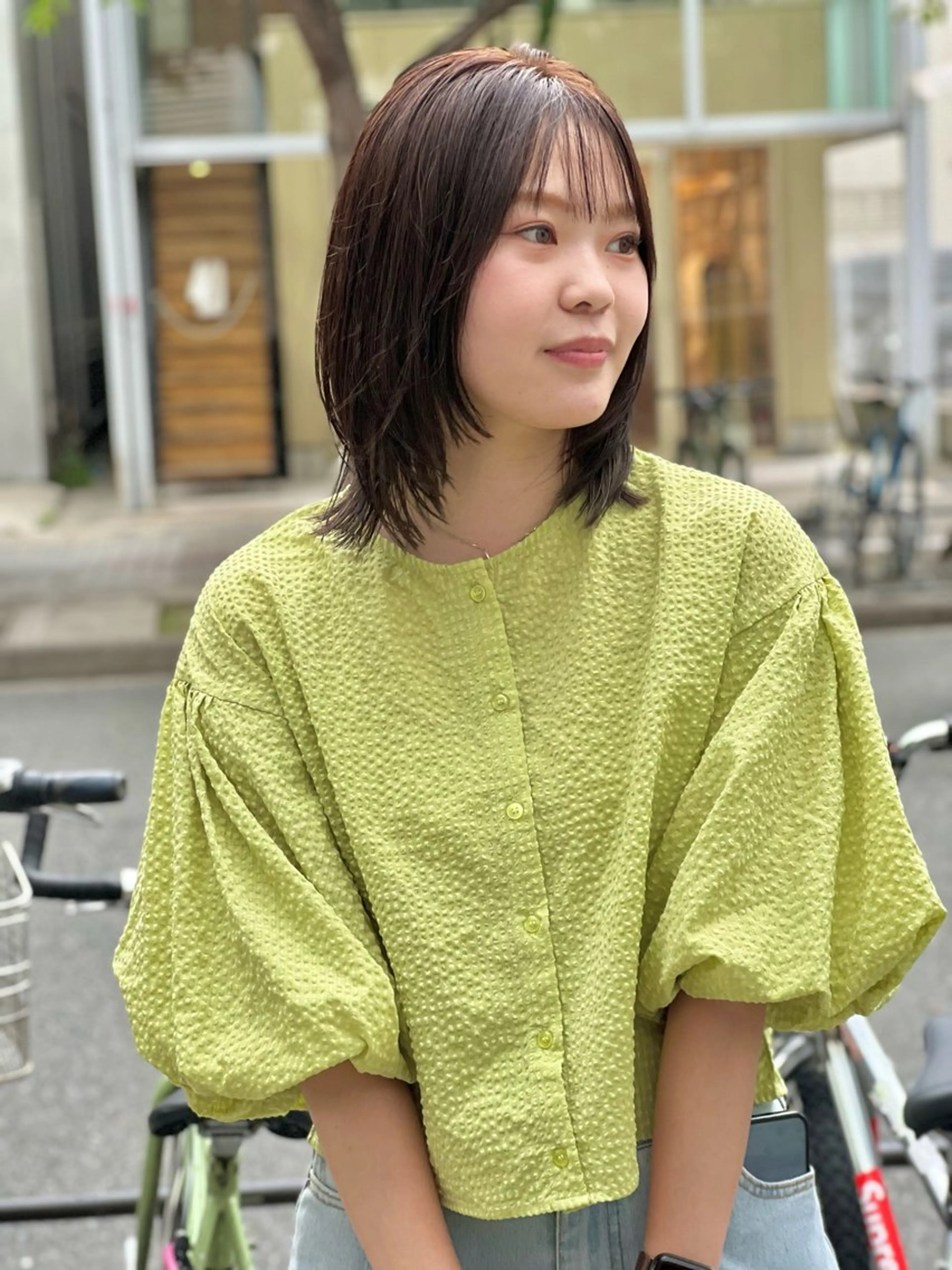 ミディアム カラー レイヤーカット Joh/メンズカット /レイヤー/ブリーチのヘアスタイル