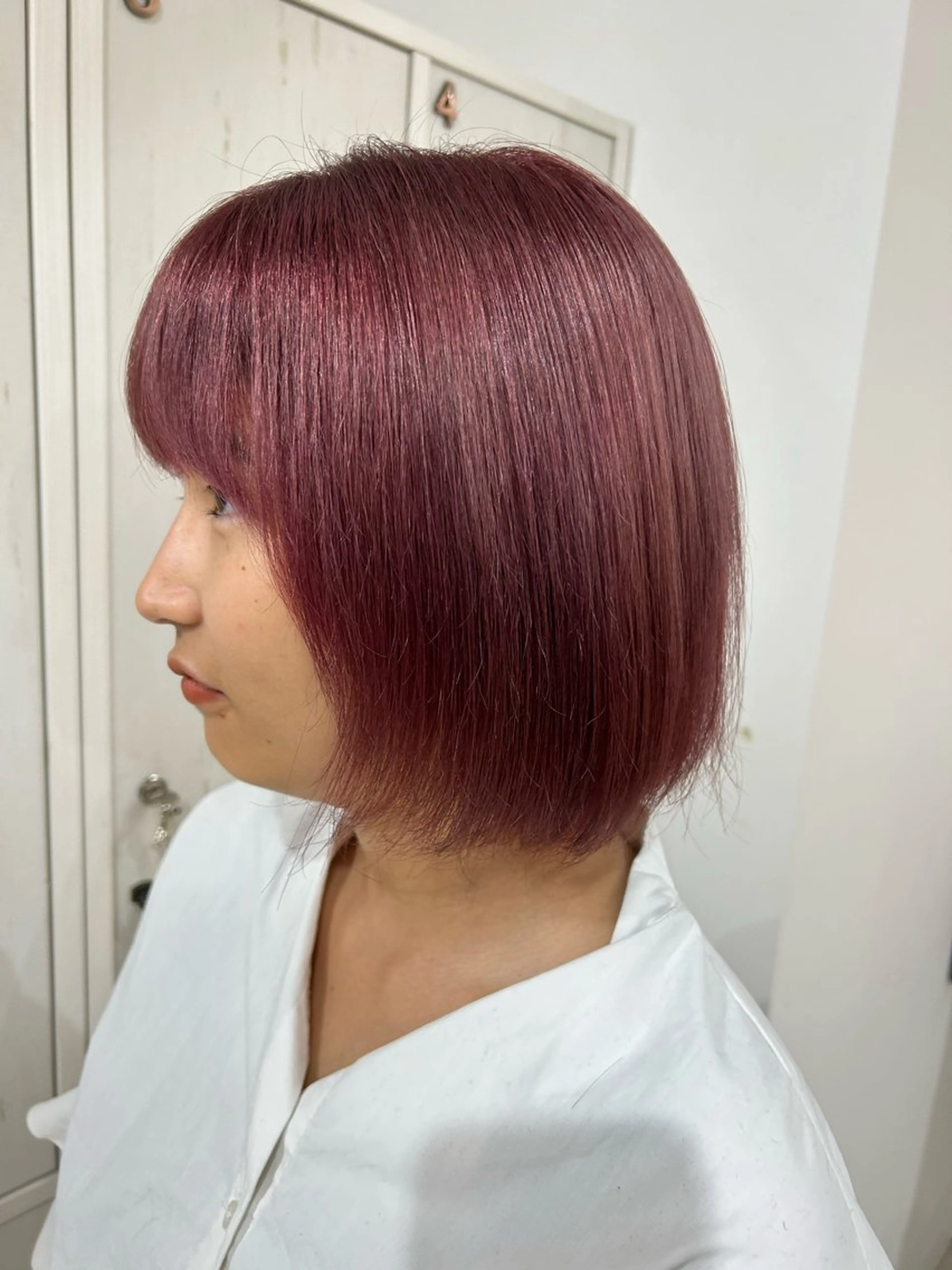 ミディアム カラー 山﨑 燦人のヘアスタイル