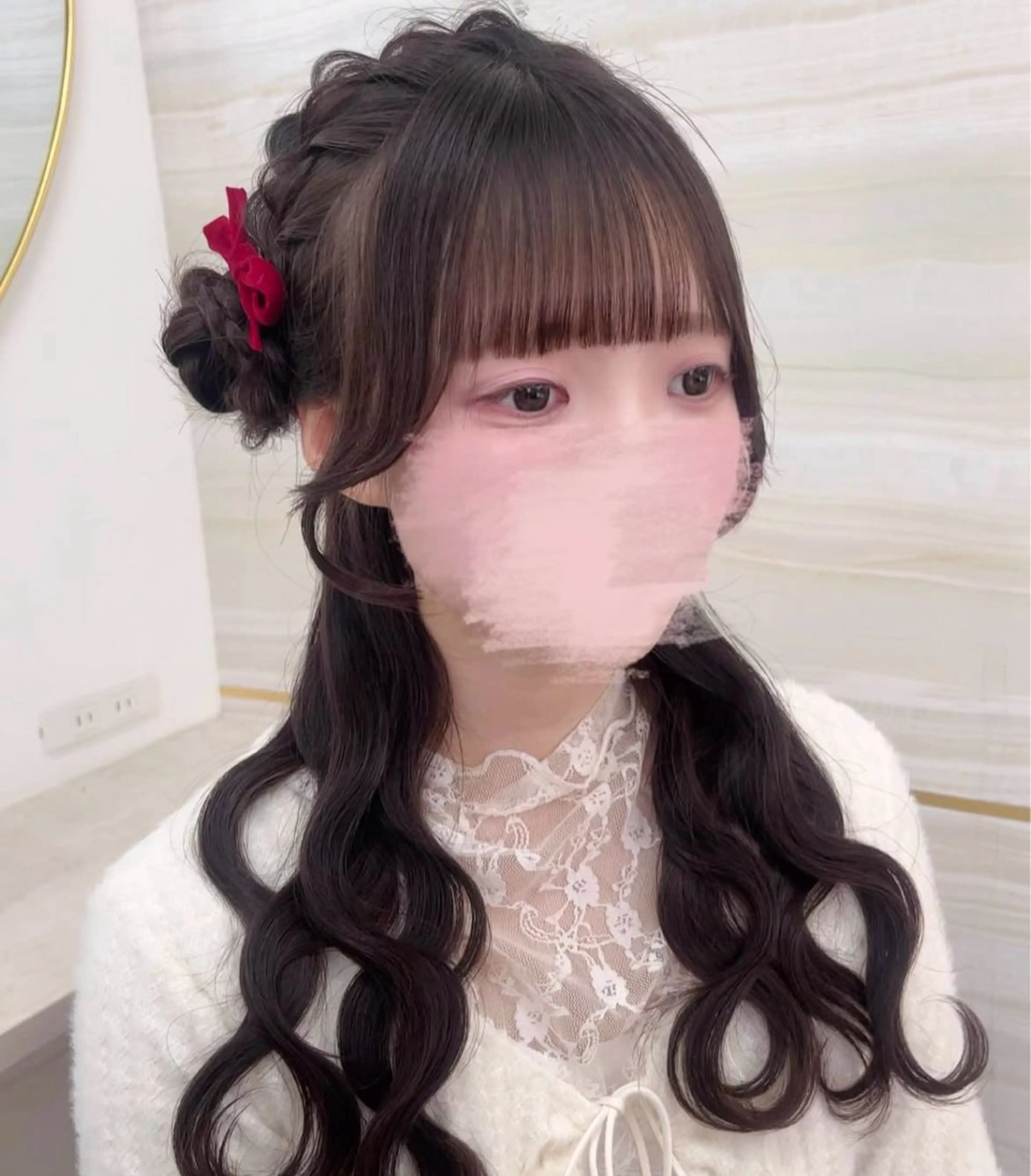 ロング ヘアアレンジ ヘアセット 🫧Ess 🎀chihinaのヘアスタイル