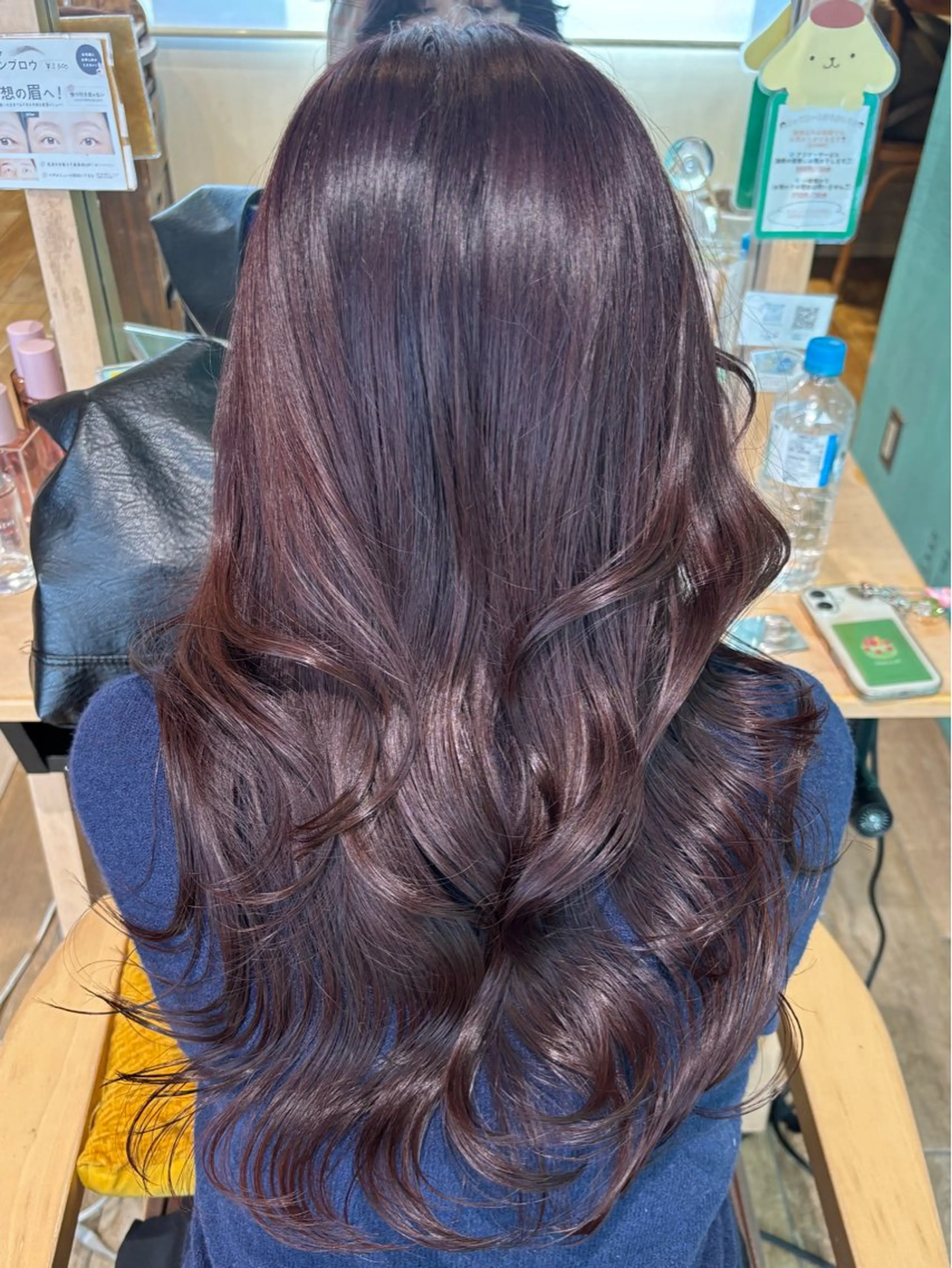 ロング カラー カット ヘアカラー トリートメント 美奈 🫧のヘアスタイル