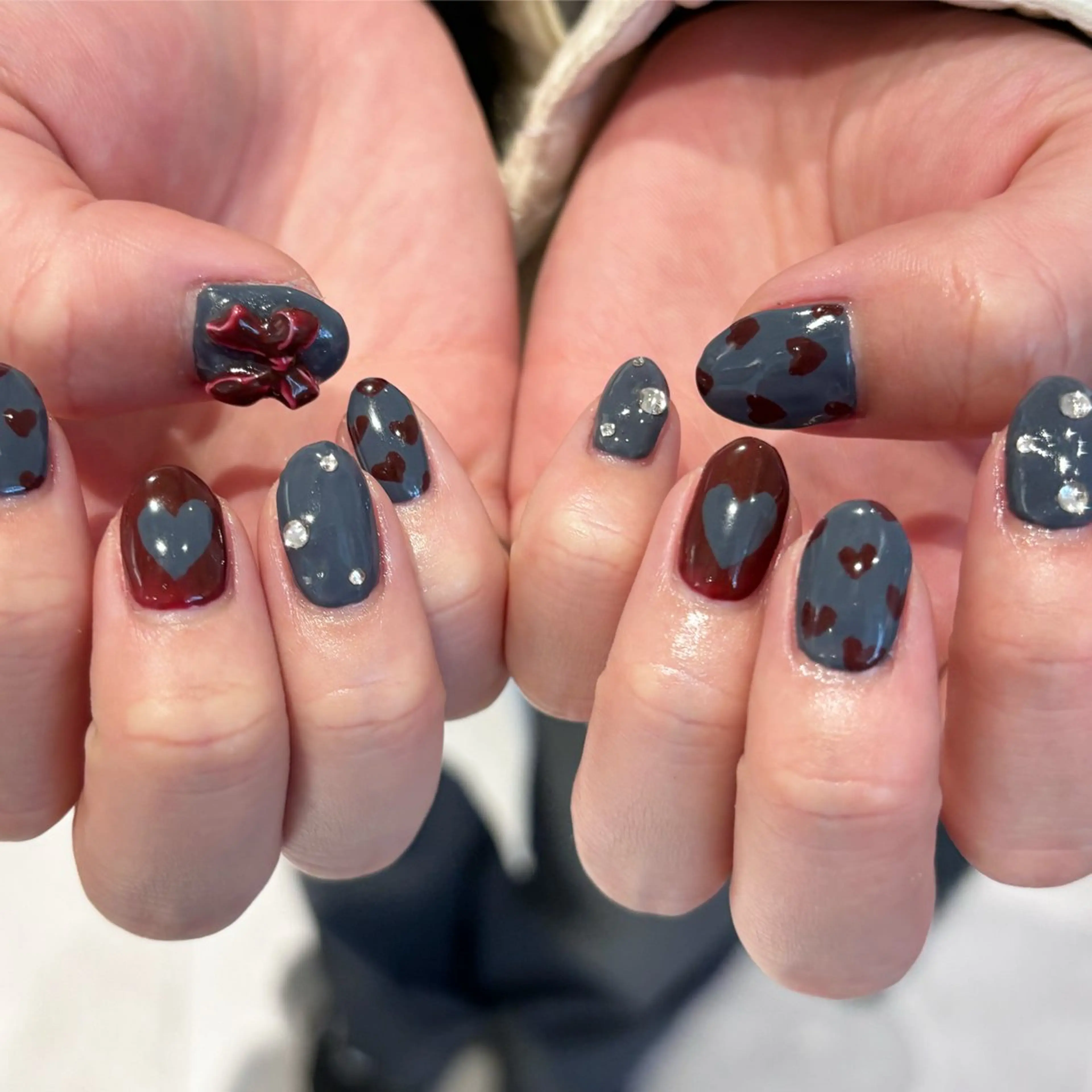 ネイル ジェルネイル 韓国ネイル ニュアンスネイル パラジェル ぷっくりネイル ハンドネイル Kureha/ネイル トレンドヘアのヘアスタイル