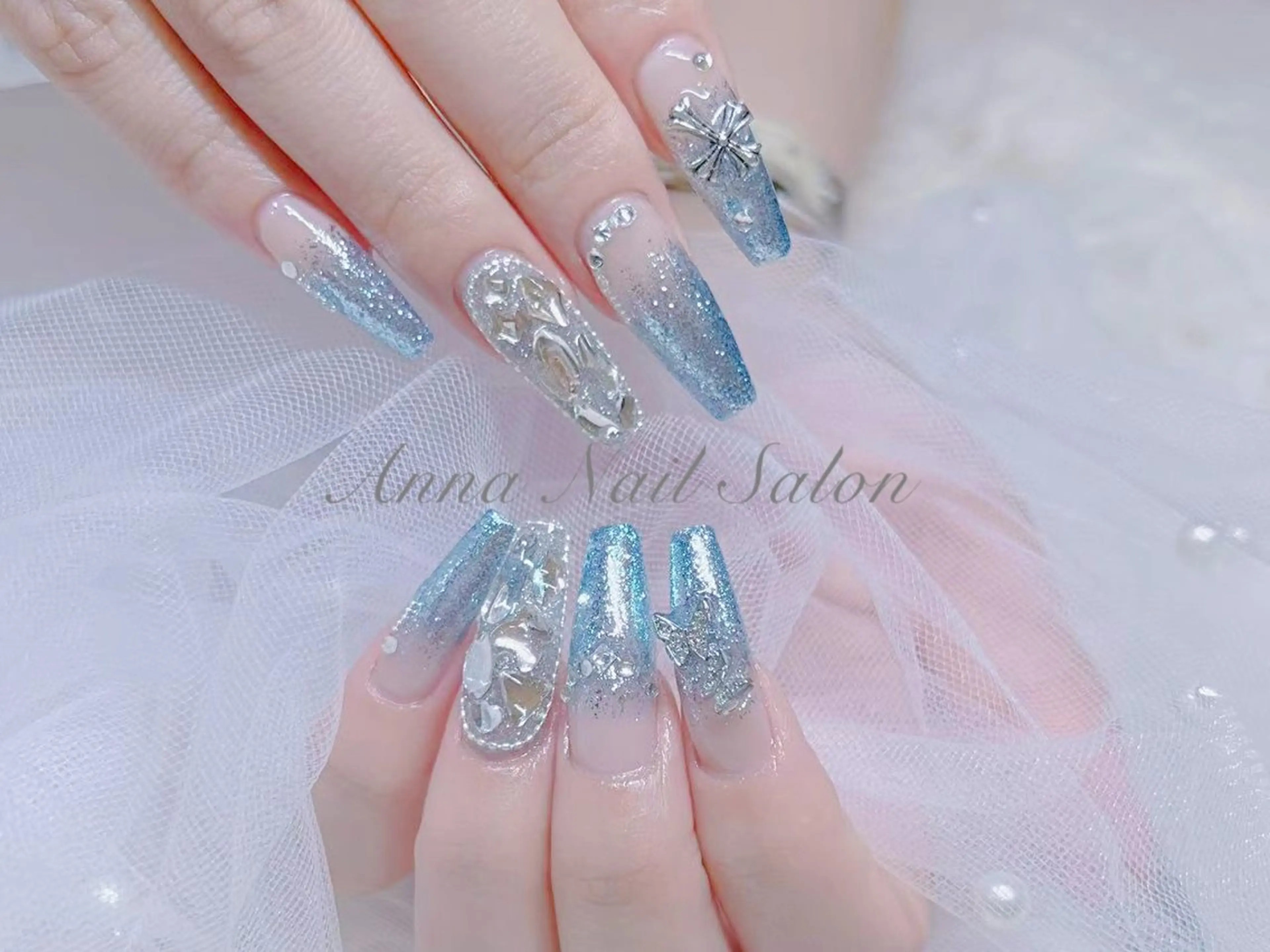 ネイル ハンドネイル 🩵ANNA Nail  🩵のネイルデザイン