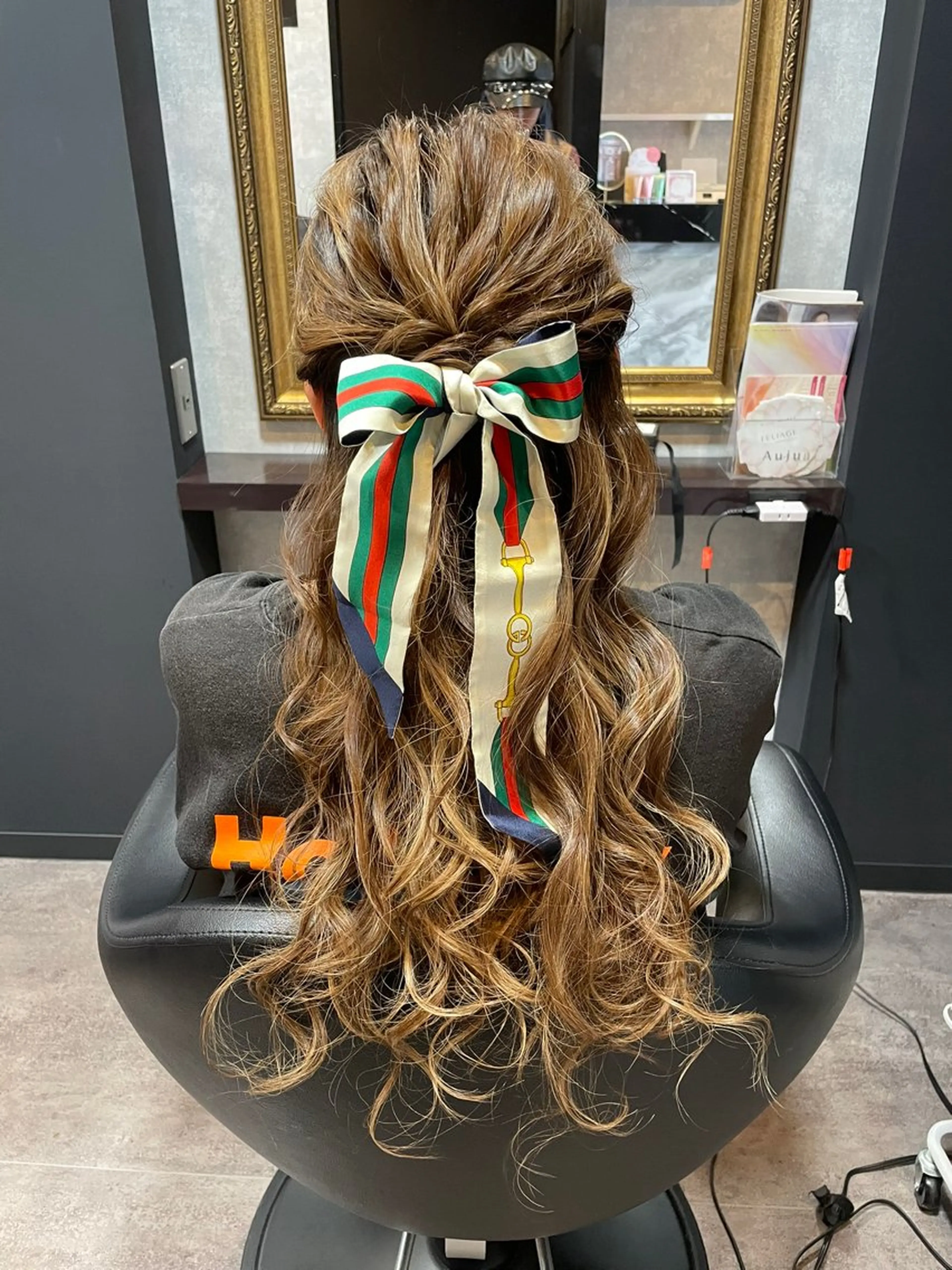 ヘアセットの写真