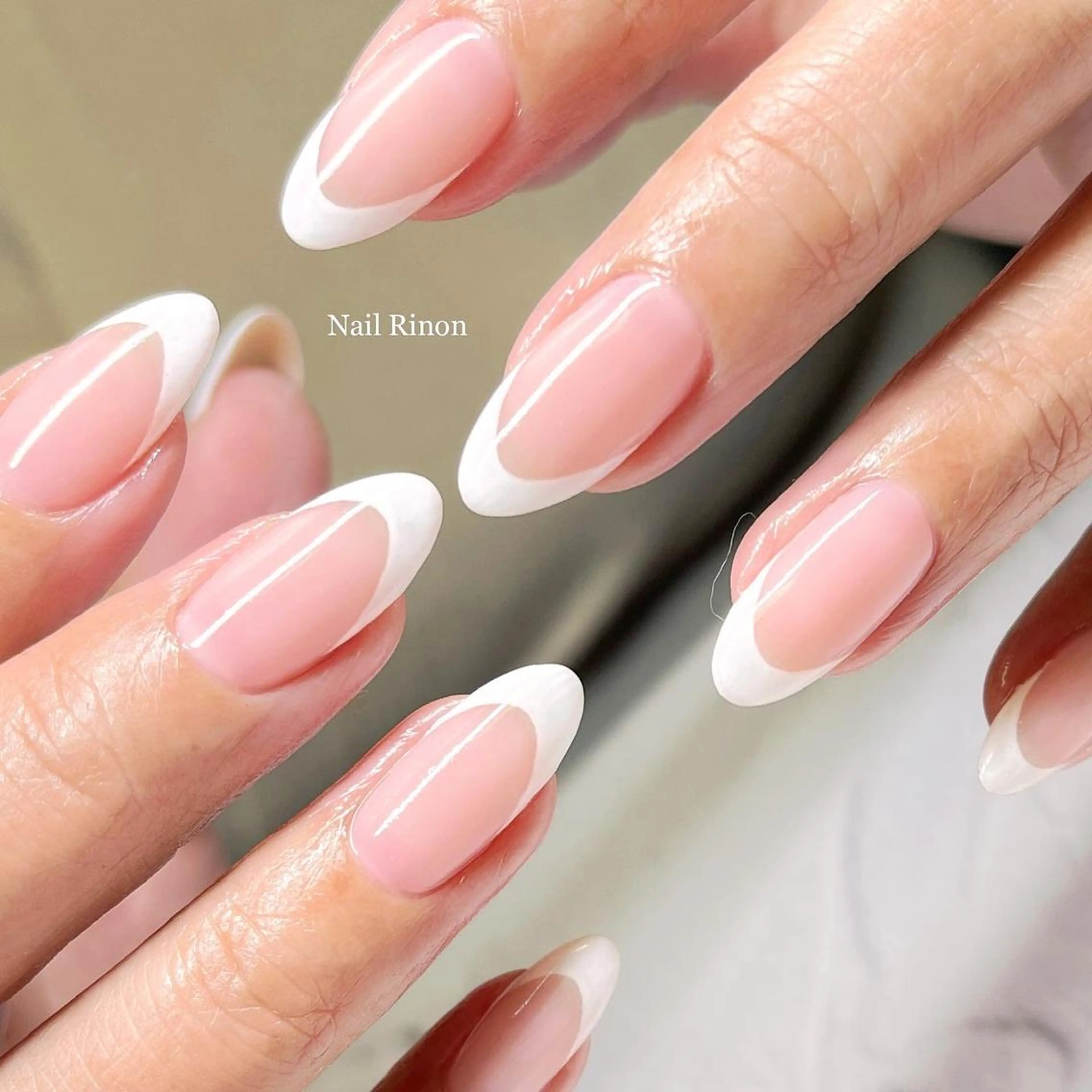 ネイル フレンチネイル ハンドネイル Nail Rinonのネイルデザイン