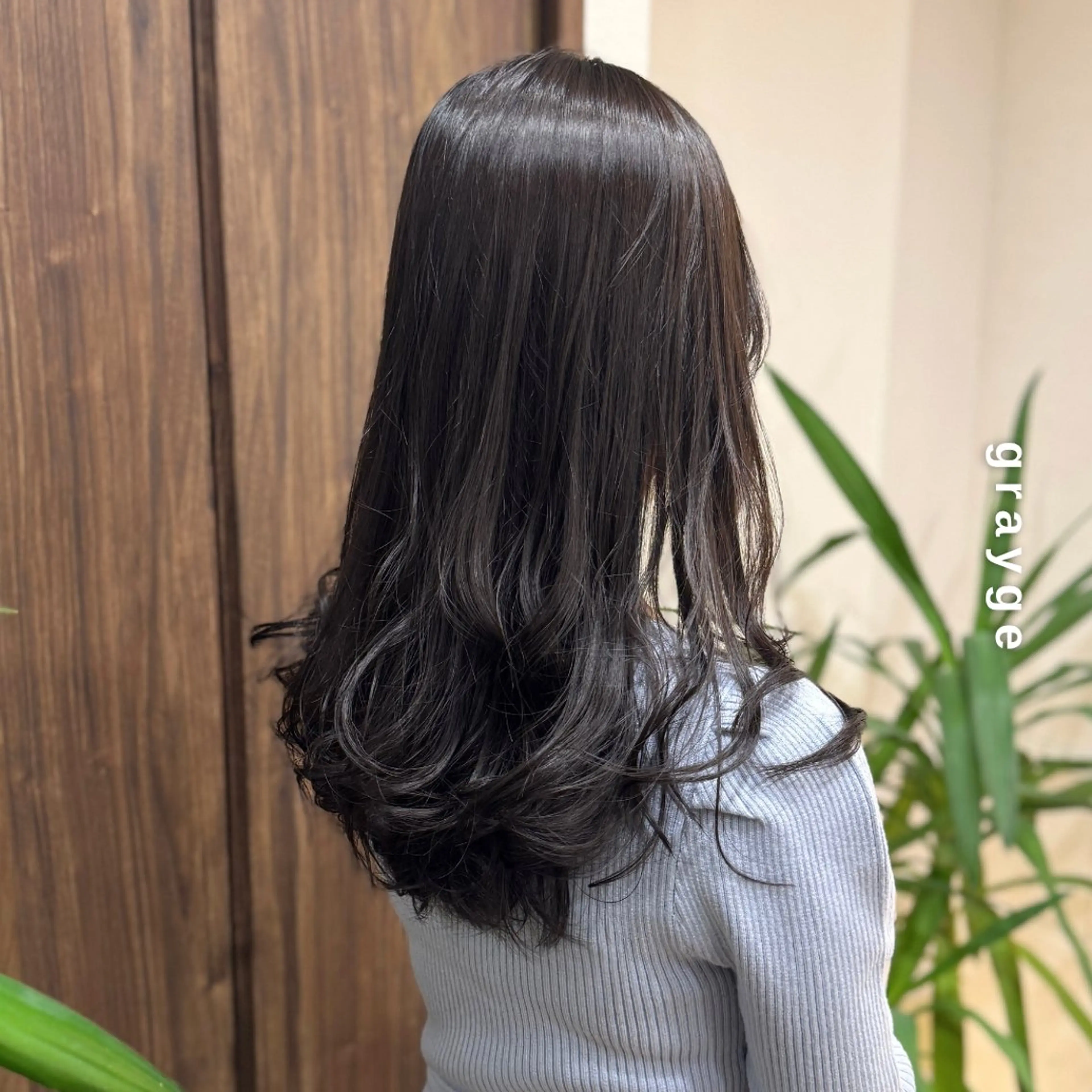ロング カラー 透明感カラー グレージュ ヘアカラー トリートメント ヘアセット Hair&Make newer所属・しんのすけ /モデルさん募集中のヘアスタイル