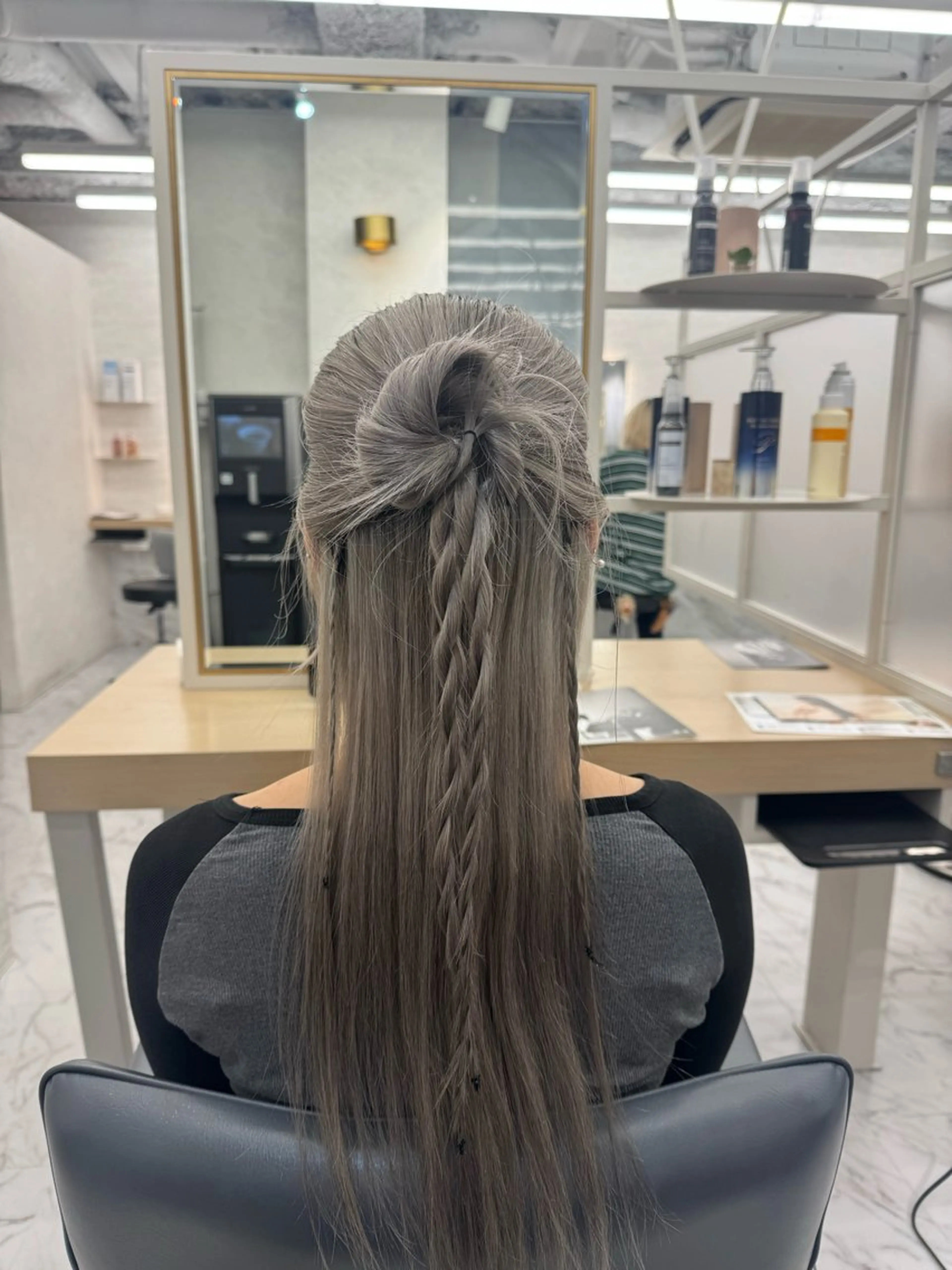 ロング ヘアアレンジ ヘアセット 韓国/アイドルヘア 🎀みづきのヘアスタイル