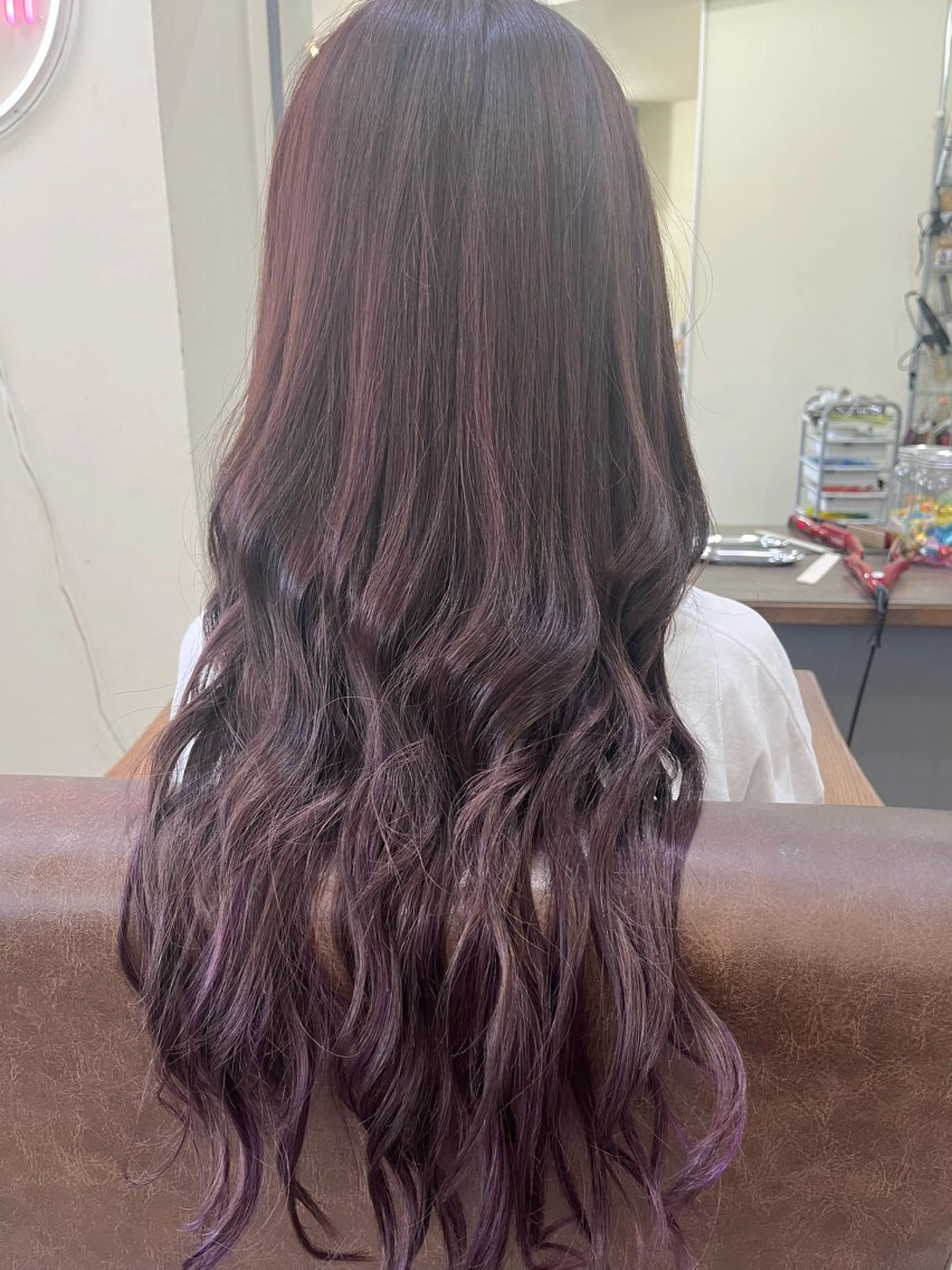 カラー バレイヤージュ ブリーチ ケアブリーチ ダブルカラー イヤリングカラー 戸川 紗良のヘアスタイル