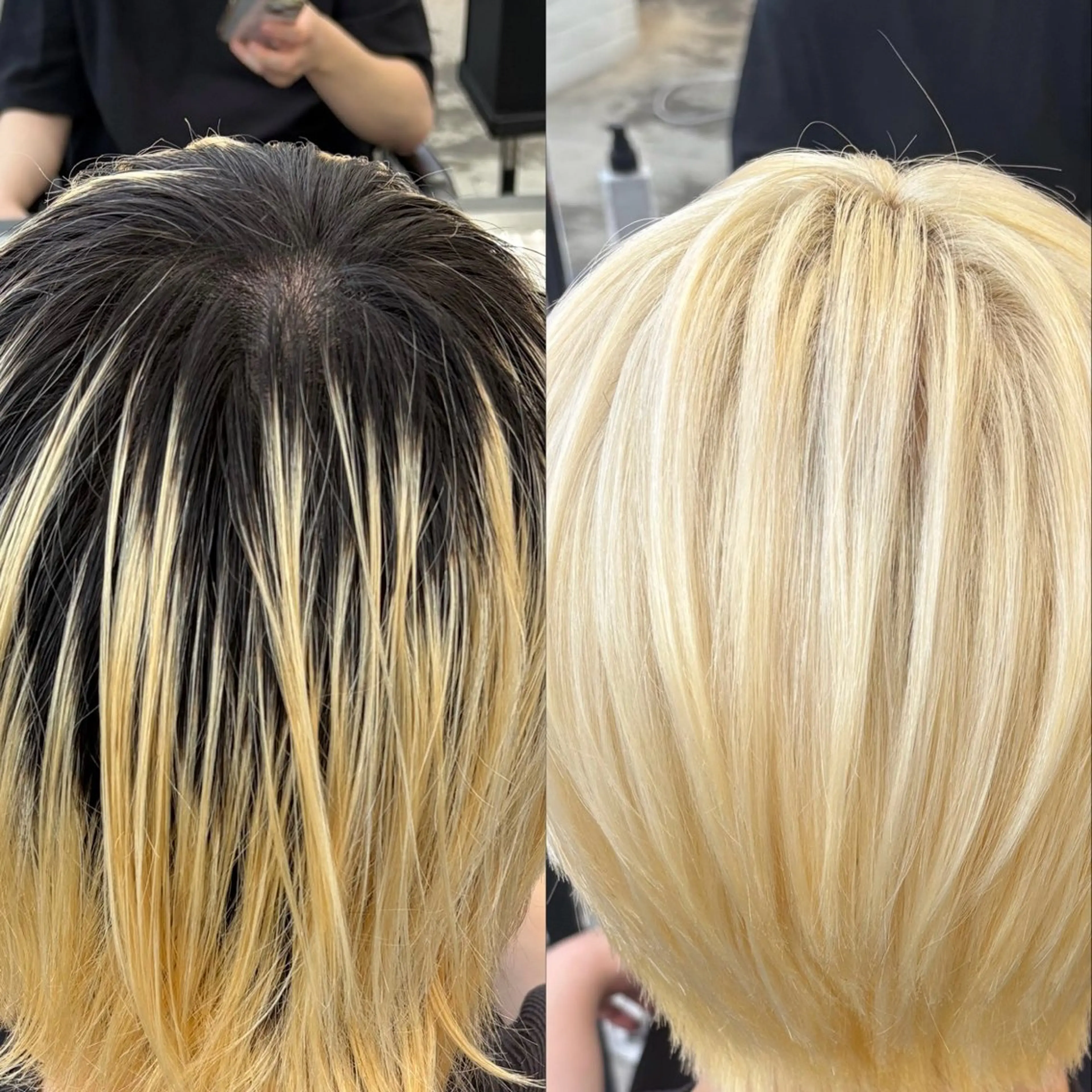 セミロング ハイトーン×デザイン 🪽🫧HIKARIのヘアスタイル