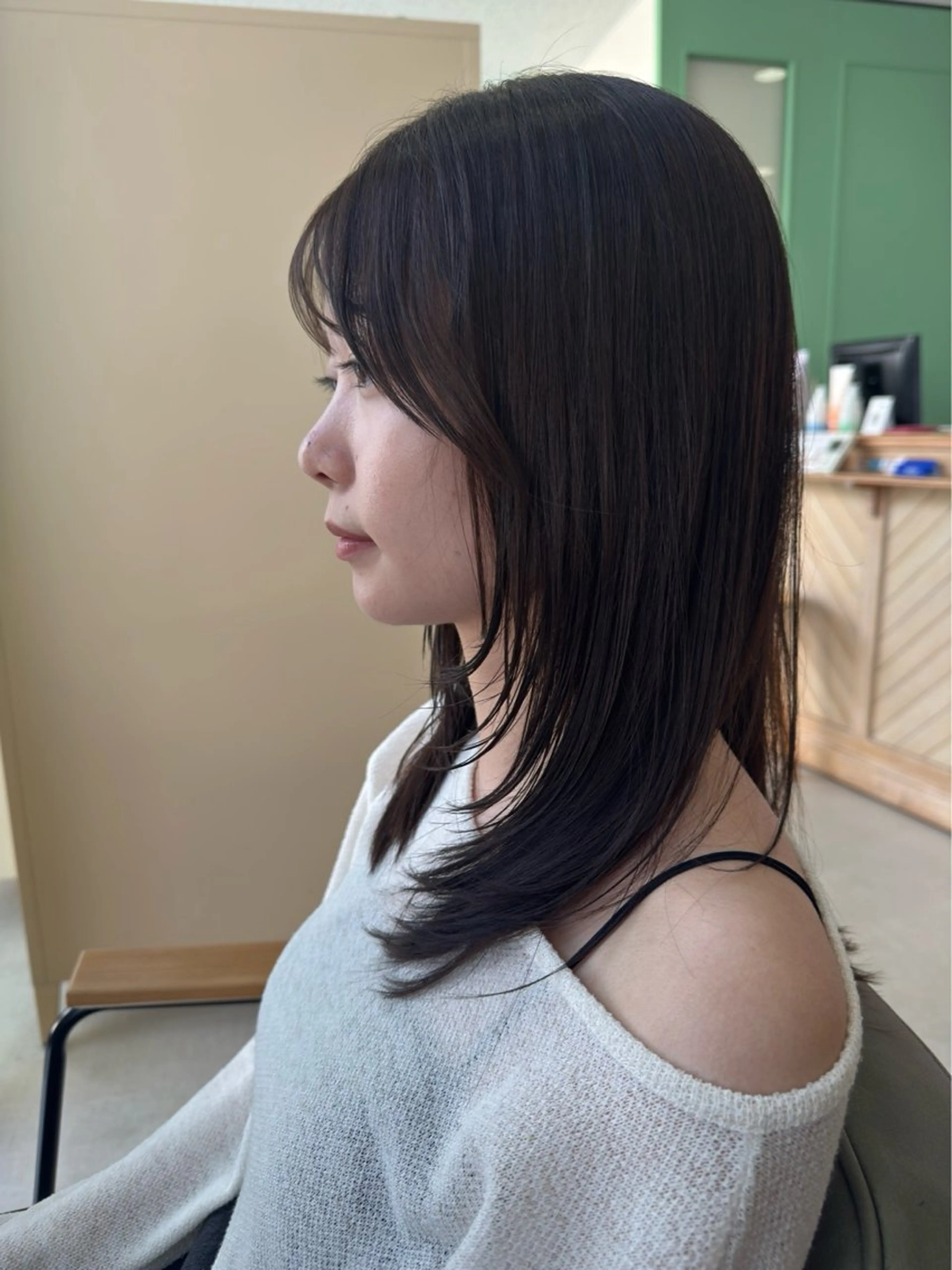 ロング カラー 韓国ヘア/レイヤー/ 暖色カラー/ Aiのヘアスタイル