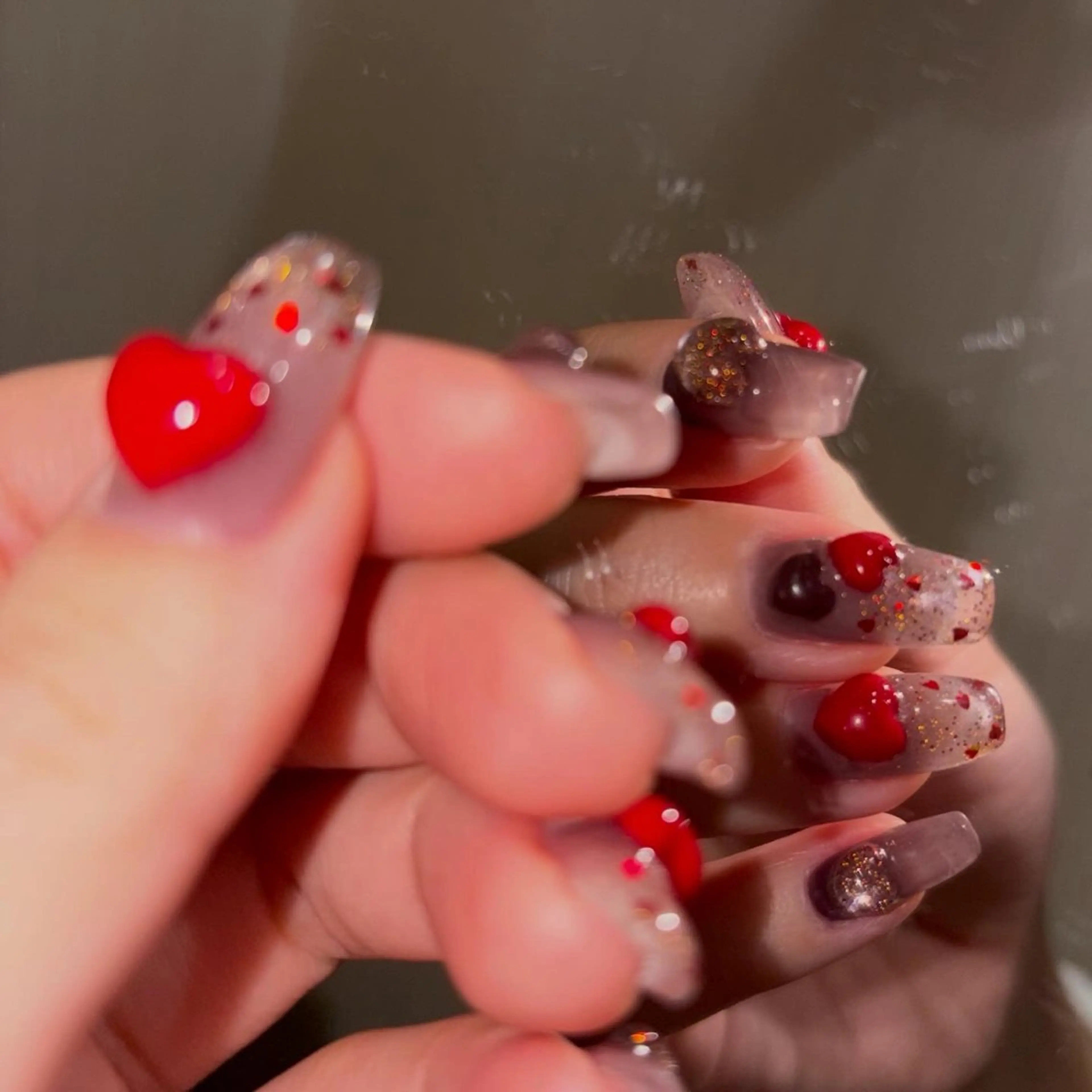 ネイル バレンタイン ハンドネイル Nail Sant Esperanza by SALON DE やす所属・Sant Esperanzaのネイルデザイン