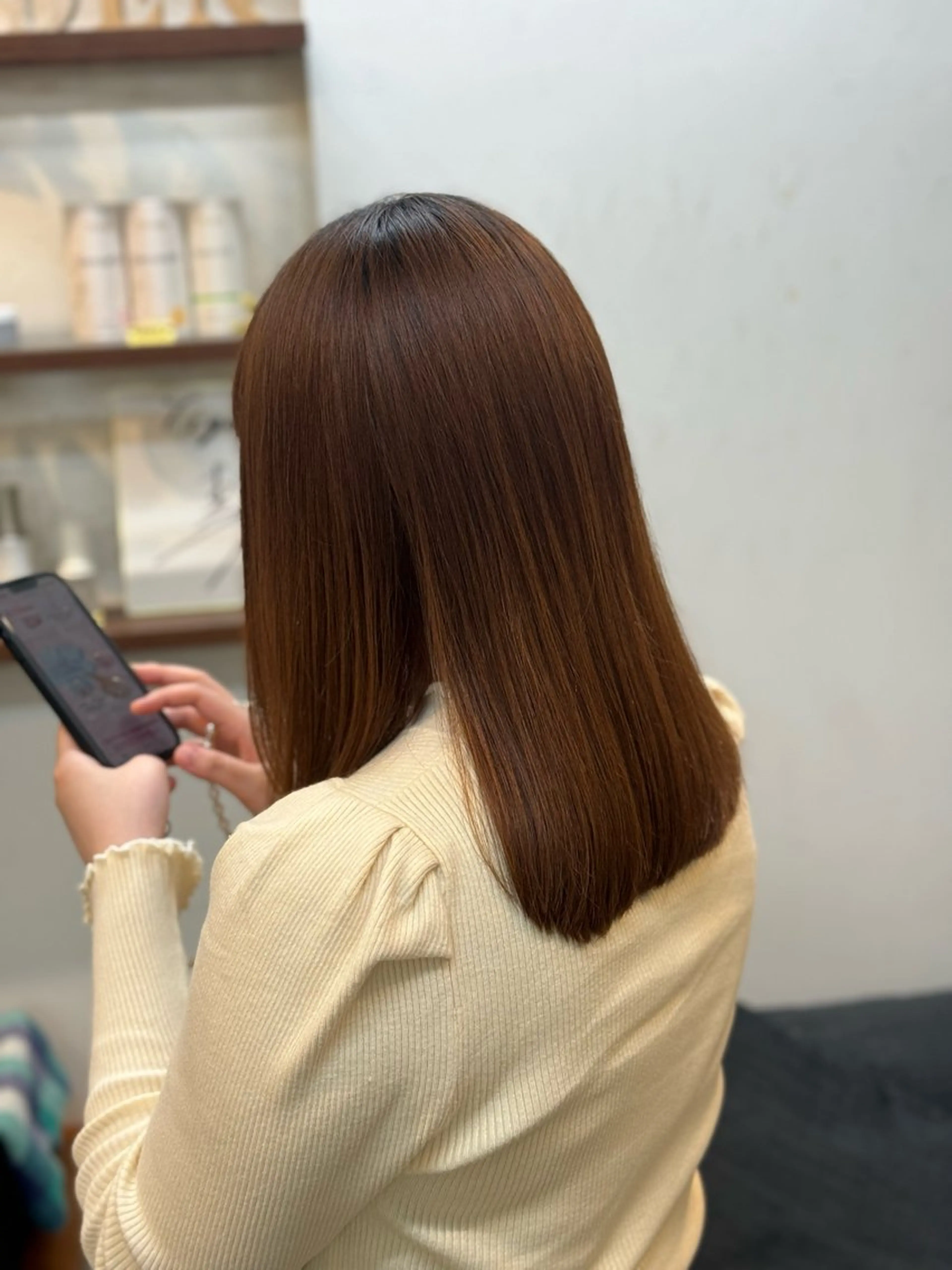 セミロング YOHA HAIR PARTNER所属・内藤 さつきのヘアスタイル