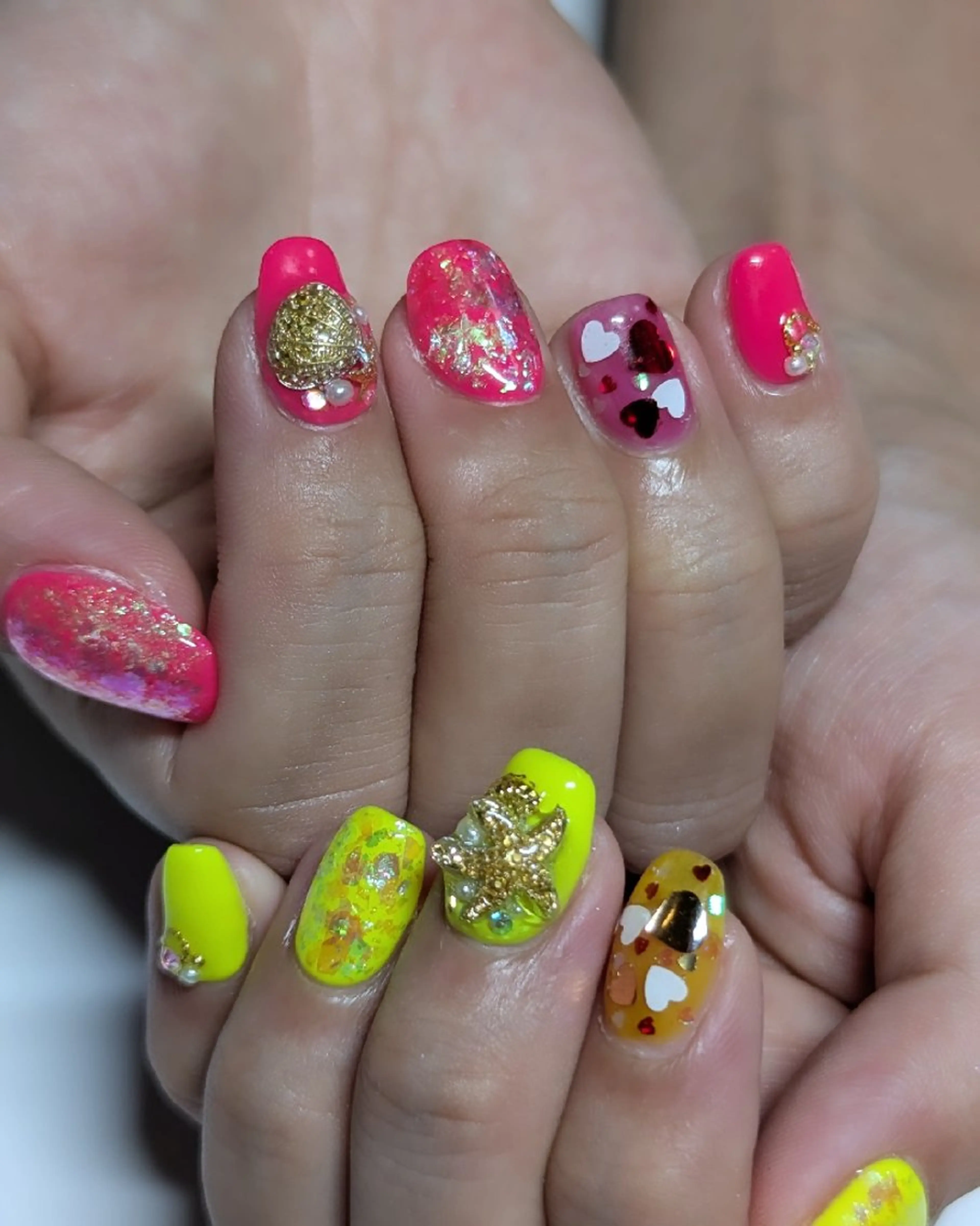 ネイル 長さ出し ハンドネイル KANON所属・☆ KANON☆のネイルデザイン