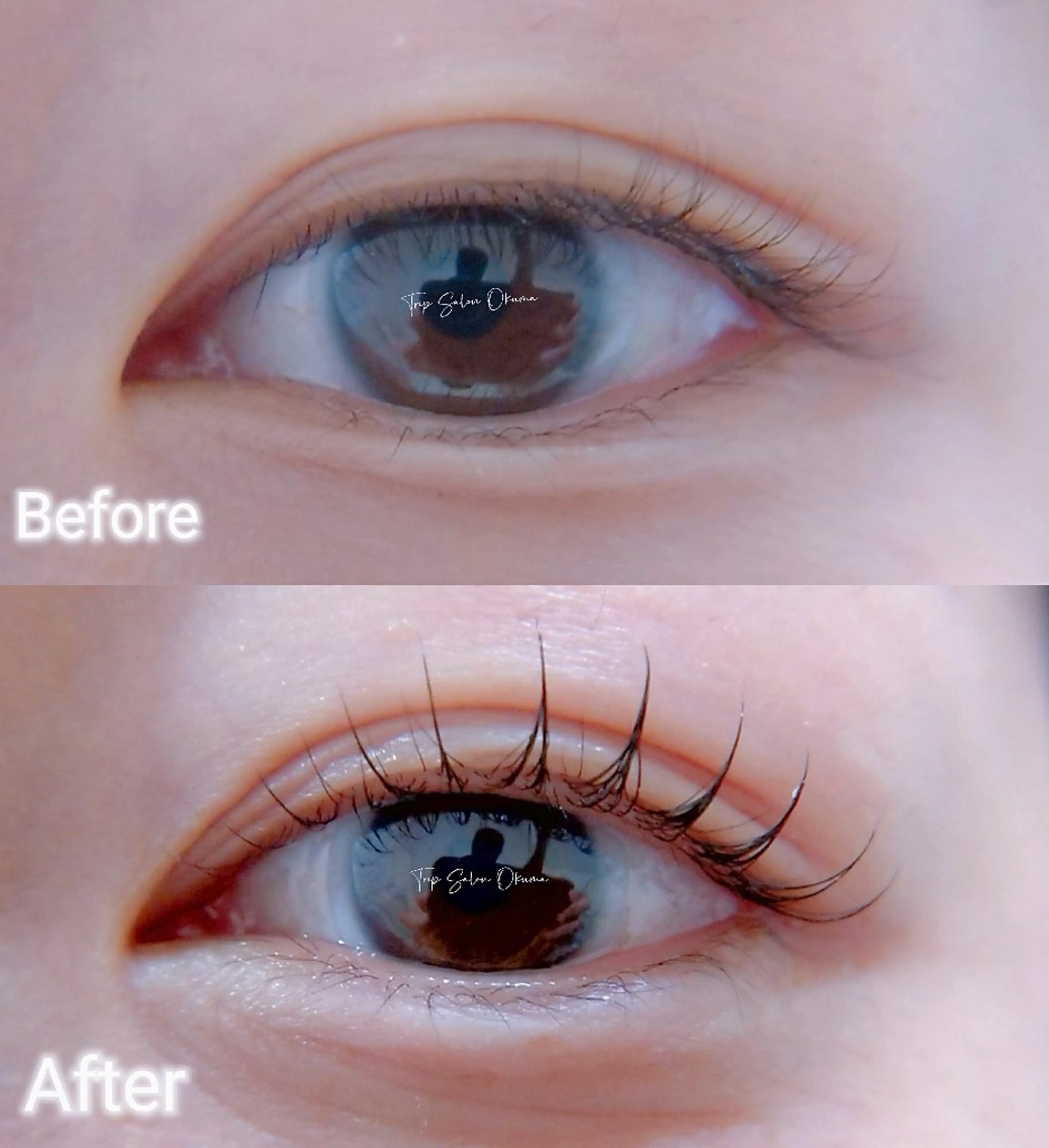 マツエク・マツパ 一重×まつ毛パーマ マツパ Trip Salon Okuma所属・❤LEDまつぱ❤那覇 🅿️有、泉崎のマツエク・マツパデザイン