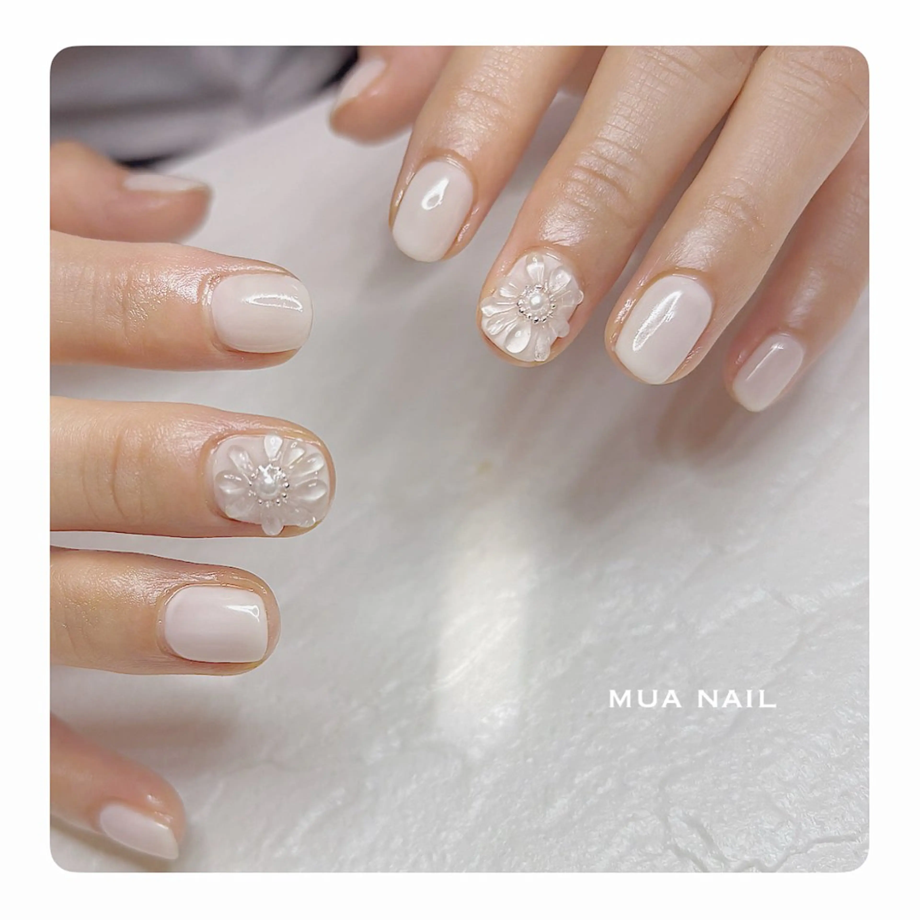 ネイル フラワーネイル ハンドネイル mua nail mikiのネイルデザイン