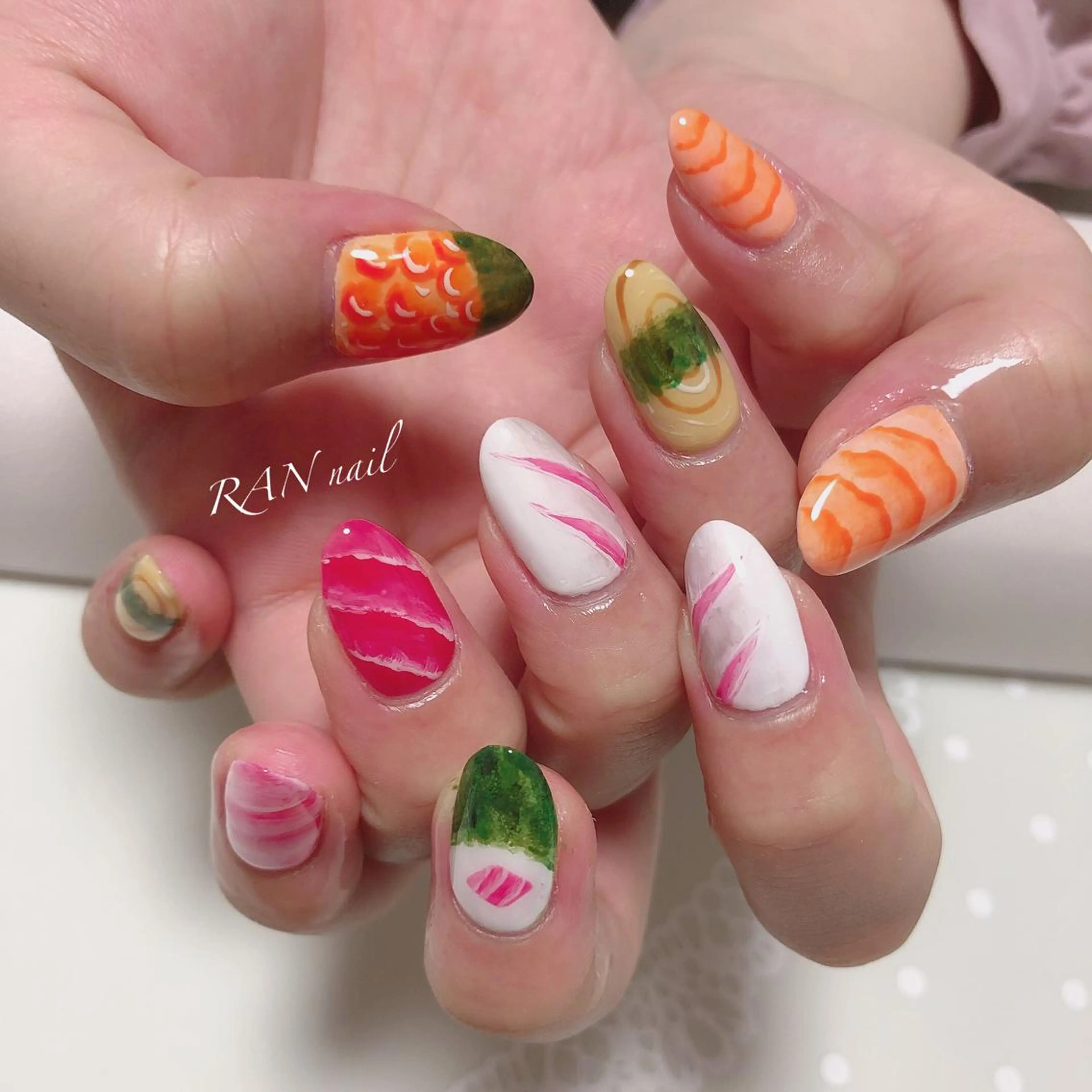 ネイル フットネイル ハンドネイル フットネイル RAN nail 〜ランネイル〜所属・RAN nailのネイルデザイン