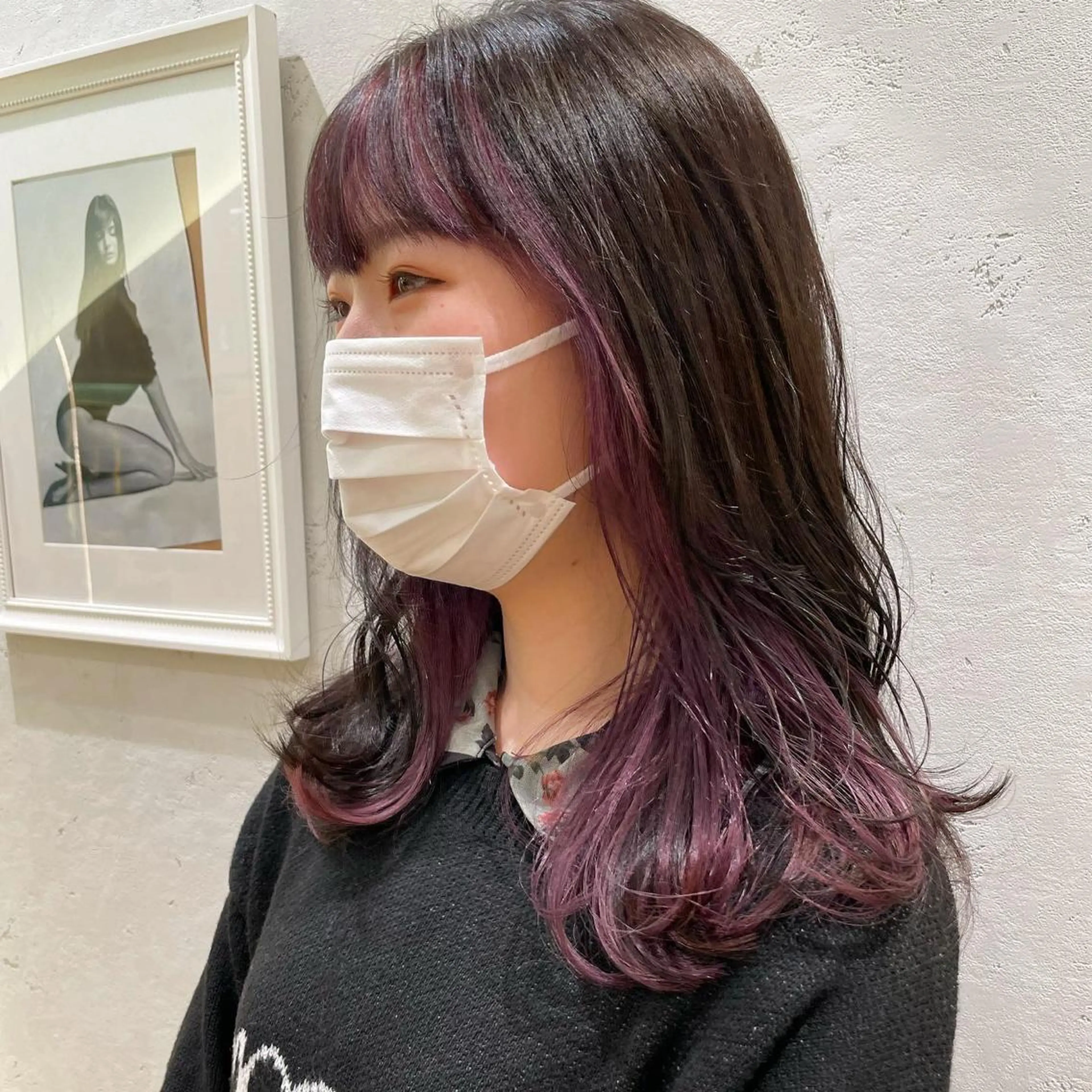 セミロング カラー カット ヘアカラー トリートメント ♥️ブリーチ/ボブ/ レイヤー♥️maiのヘアスタイル