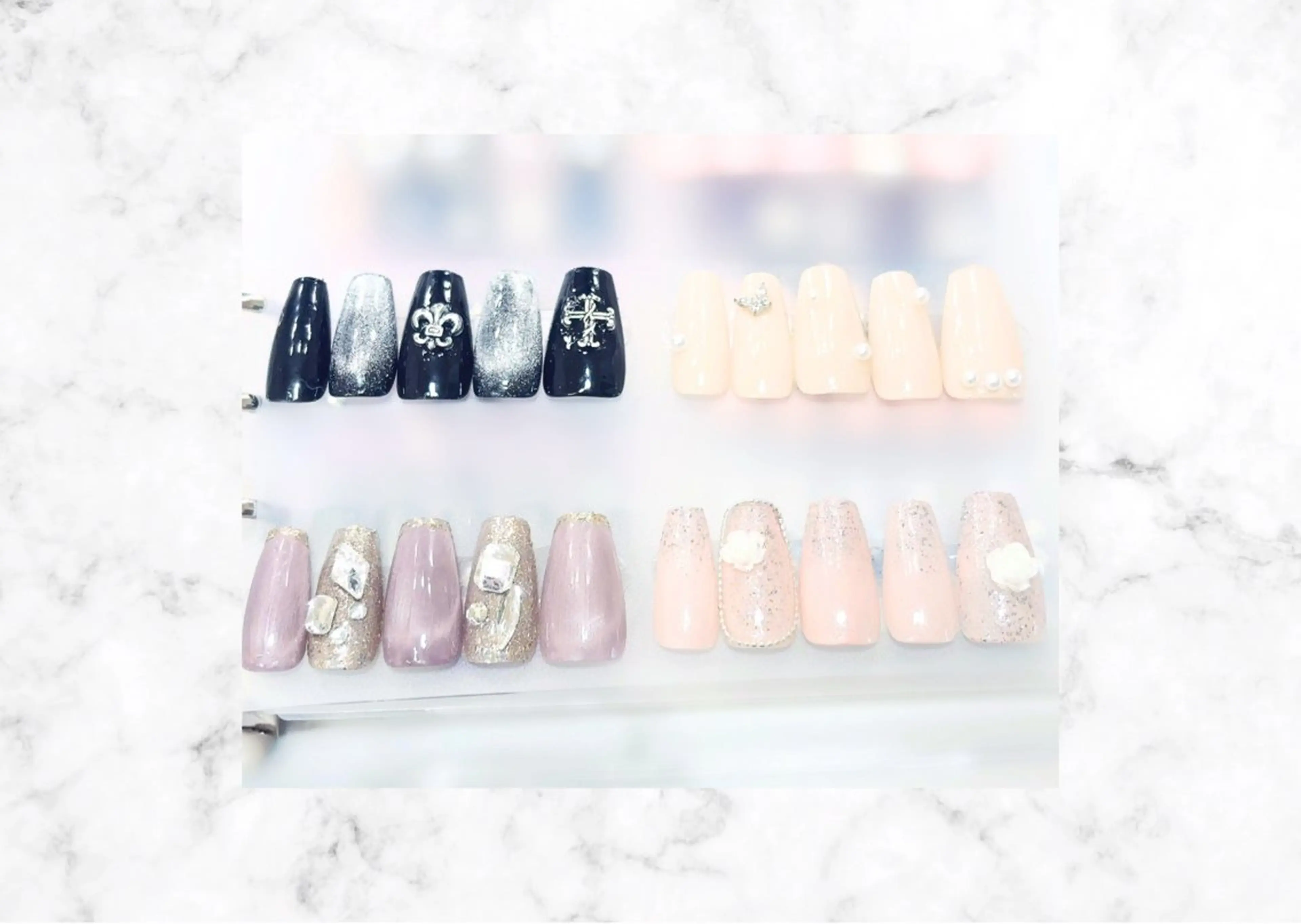 ネイル 韓国ネイル シンプルネイル ワンホンネイル ハンドネイル バストアップサロン LUNAのネイルデザイン