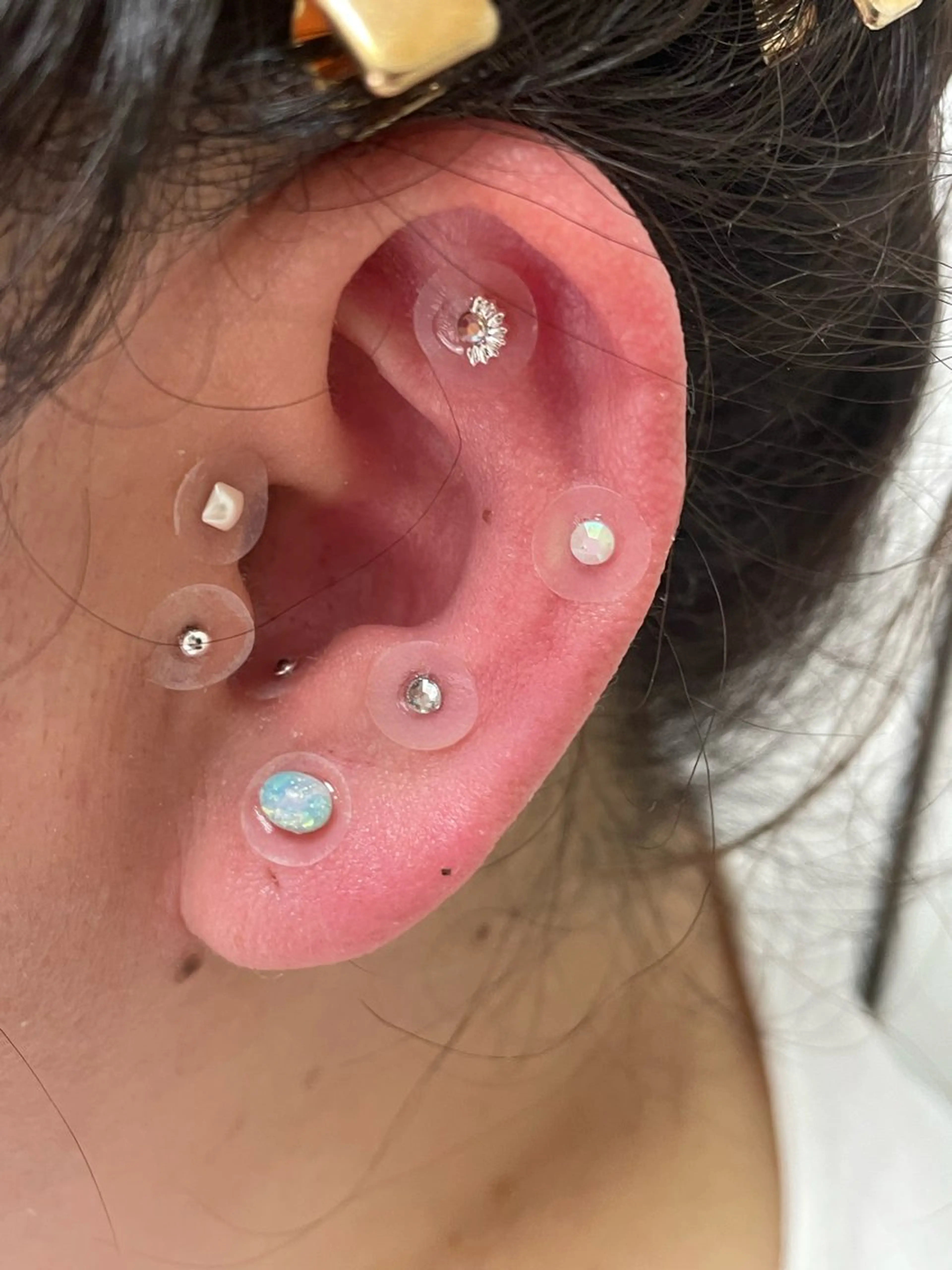 Mi-roomネイル 耳ツボジュエリーのネイルデザイン