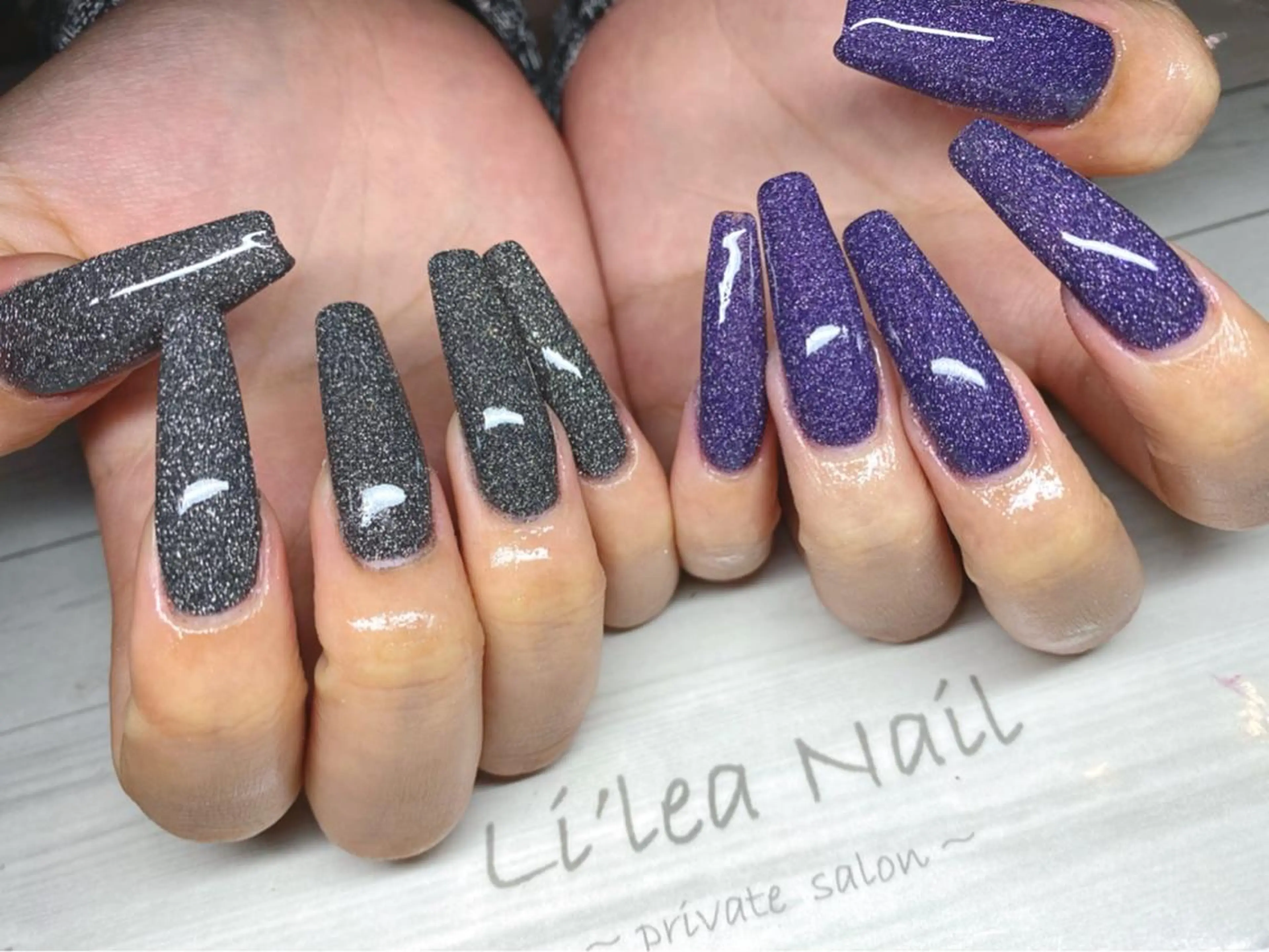 ロング Li'leaNail AINAのネイルデザイン