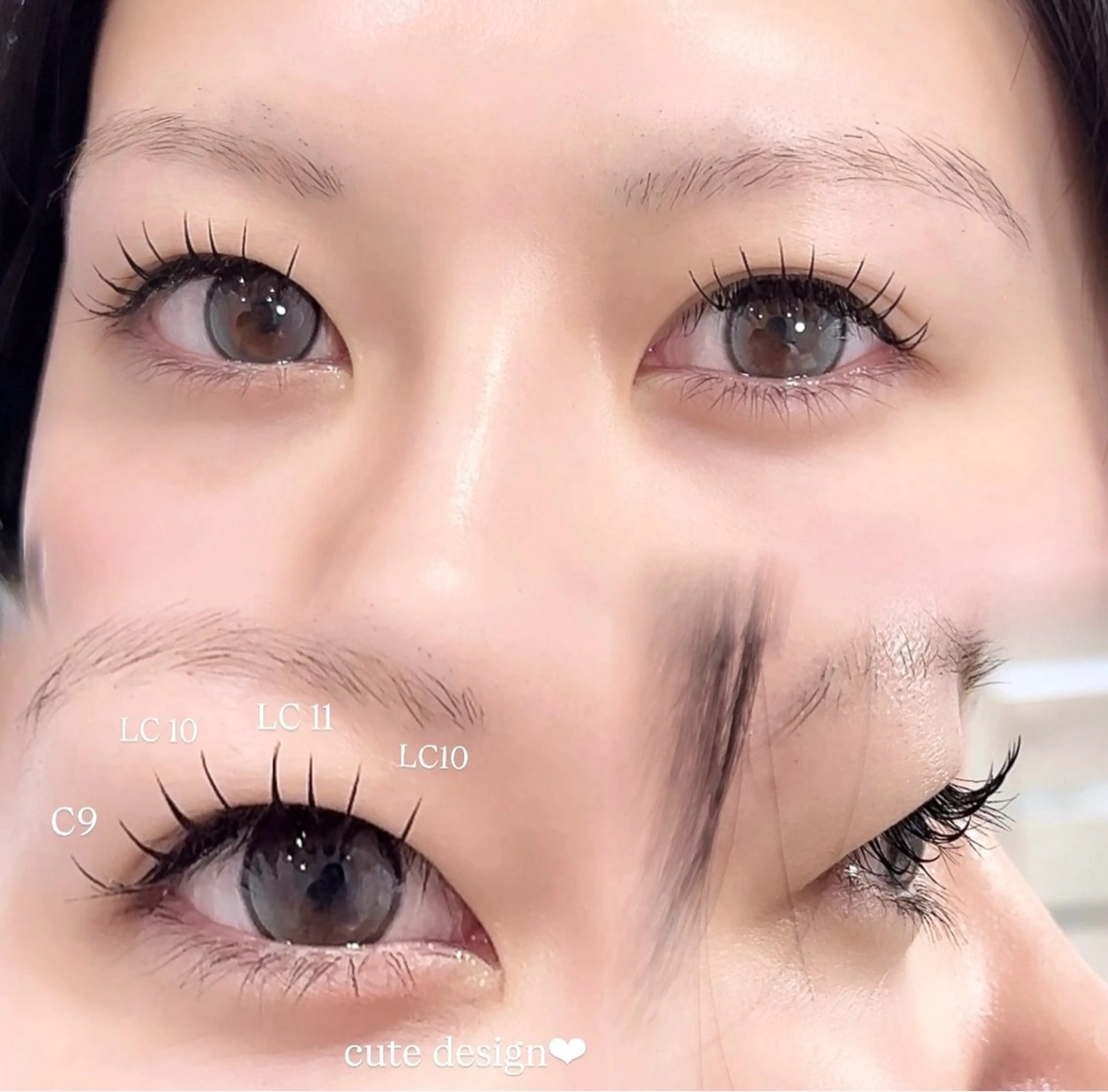 マツエク・マツパ Cカール マツエク CERRONE eyelash岩村のマツエク・マツパデザイン